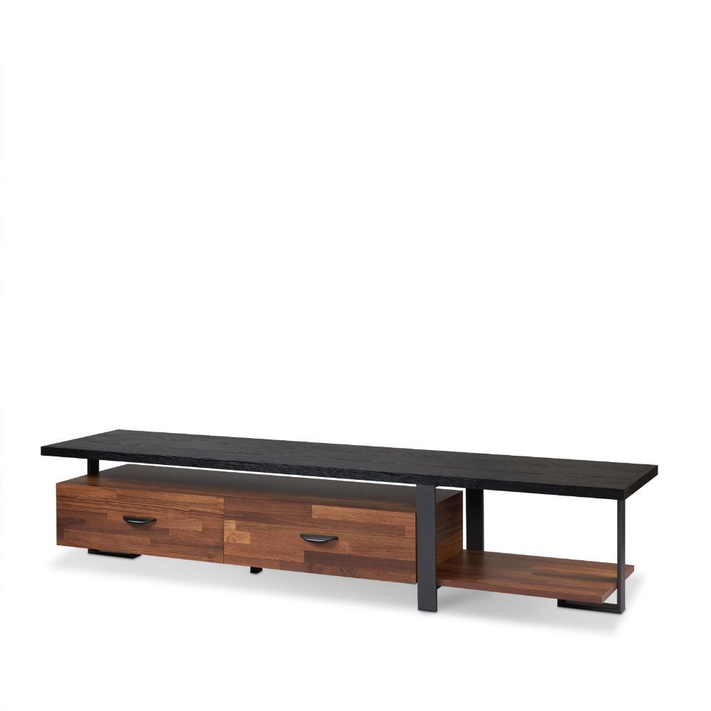 Elling - TV Stand - Walnut & Black - Urban Living Furniture (Los Angeles, CA)