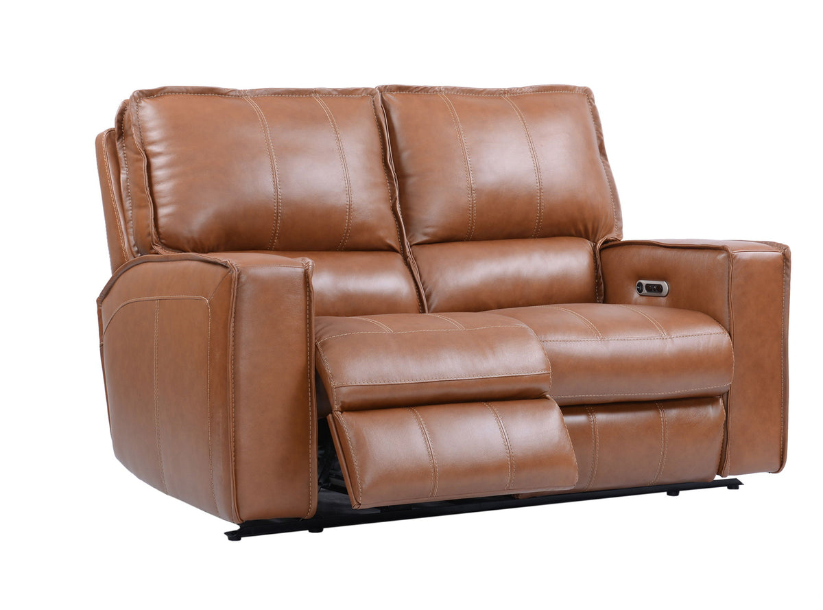 Rockford - Power Reclining Loveseat - Verona Saddle
