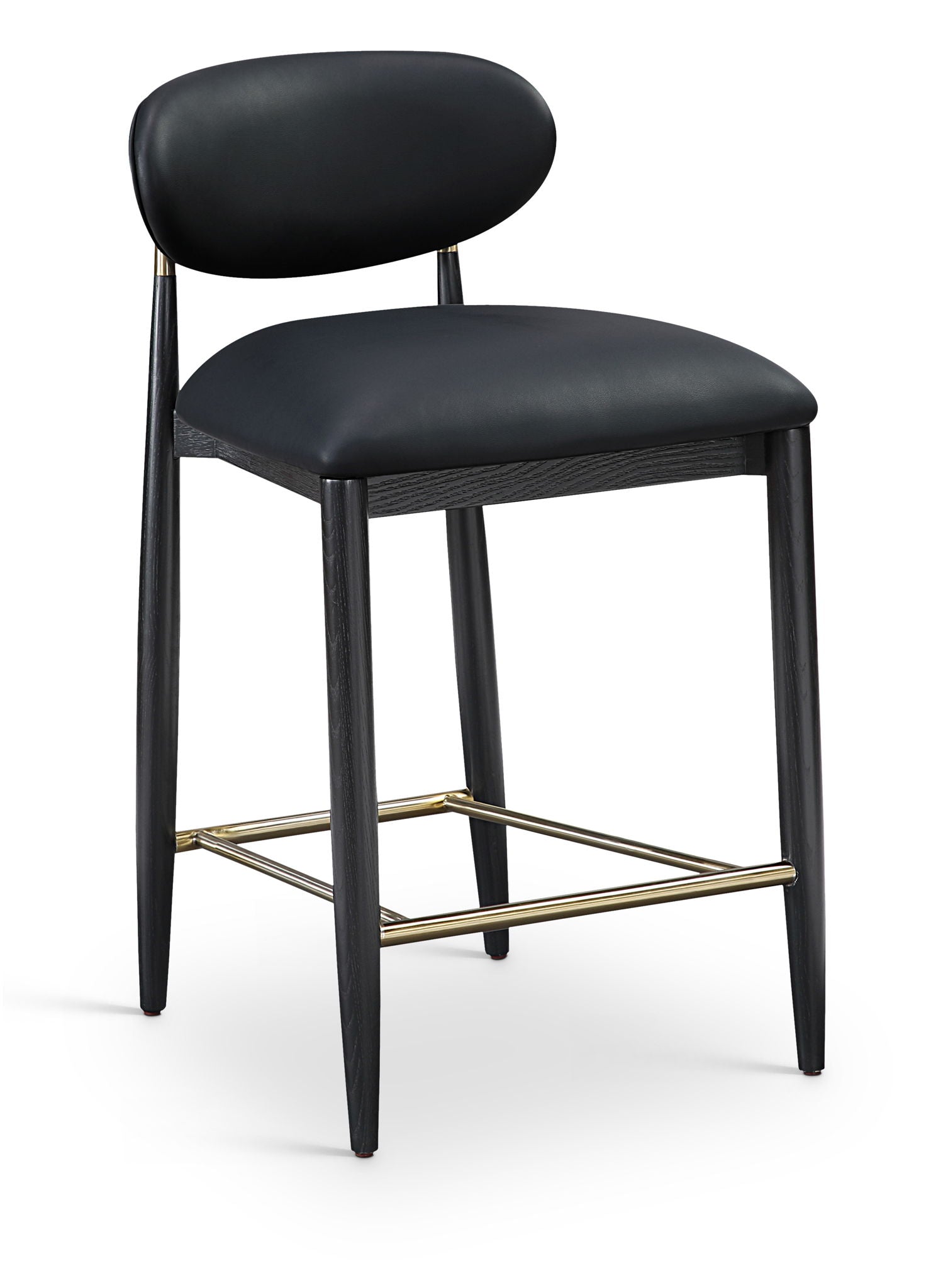 Riccio - Stool - Black And Gold Frame - Urban Living Furniture (Los Angeles, CA)