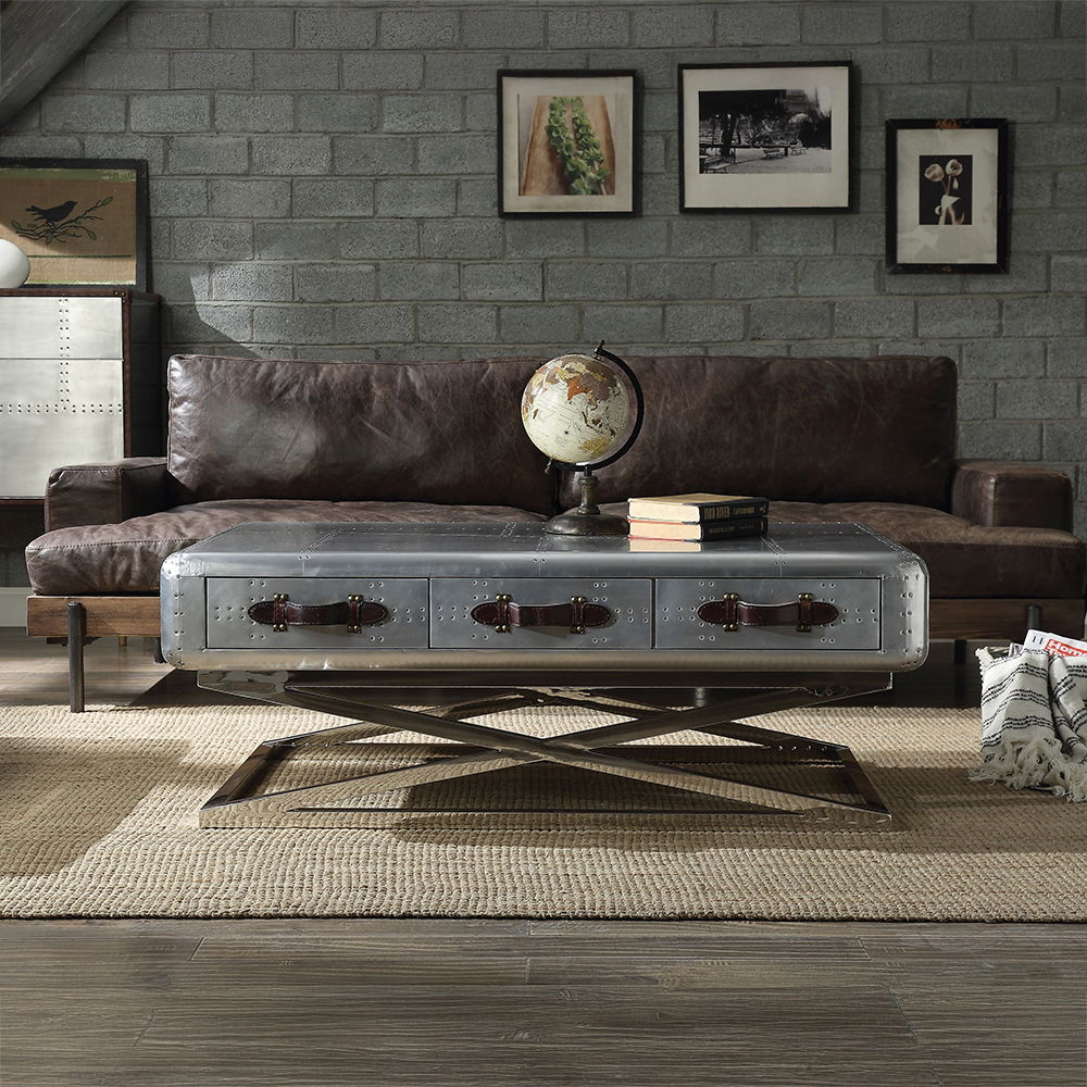 Brancaster - 51" Coffee Table - Aluminum - Urban Living Furniture (Los Angeles, CA)