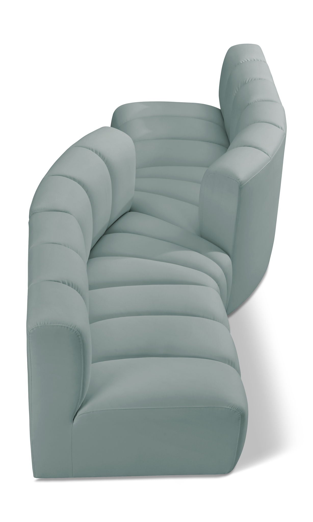 Arc - Faux Leather 4 Piece Sofa - Urban Living Furniture (Los Angeles, CA)