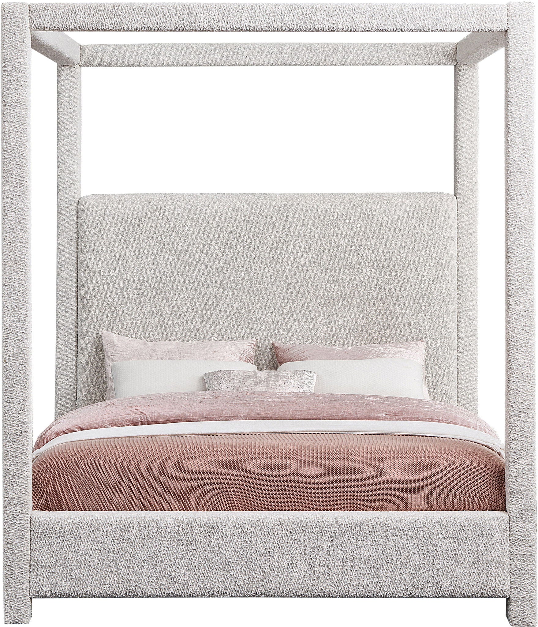 Eden - Boucle Fabric Upholstered Bed - Urban Living Furniture (Los Angeles, CA)