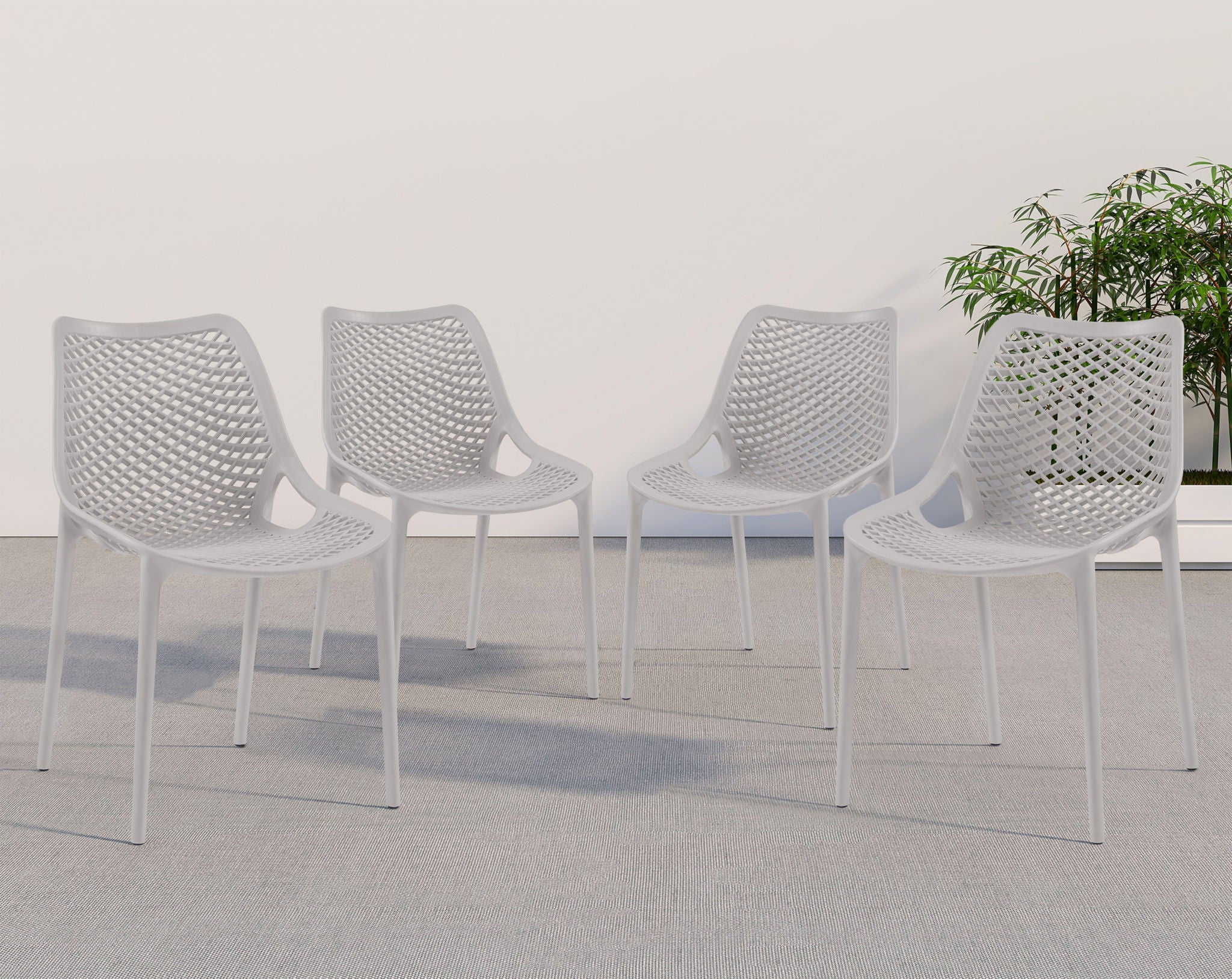 Mykonos - Outdoor Patio Dining Chair Set - Urban Living Furniture (Los Angeles, CA)
