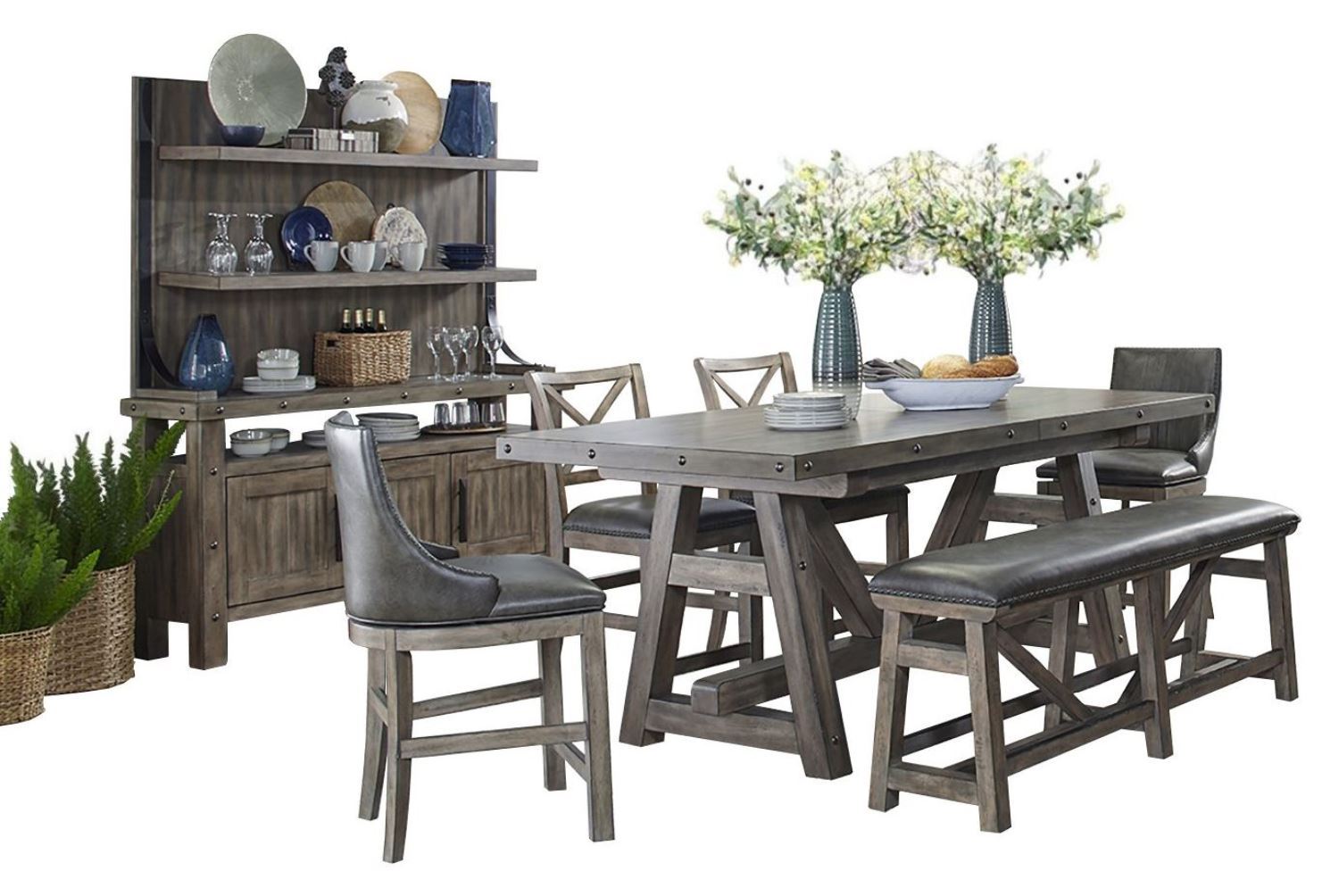 Lodge Dining - Counter Height Dining Set - Urban Living Furniture (Los Angeles, CA)