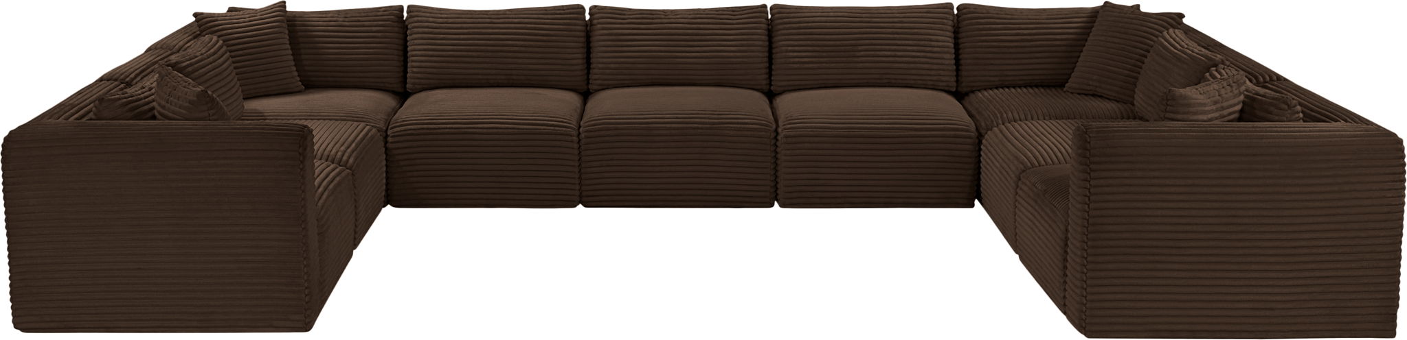 Shaggy - 9 Piece Modular U-Shaped Sectional - Urban Living Furniture (Los Angeles, CA)