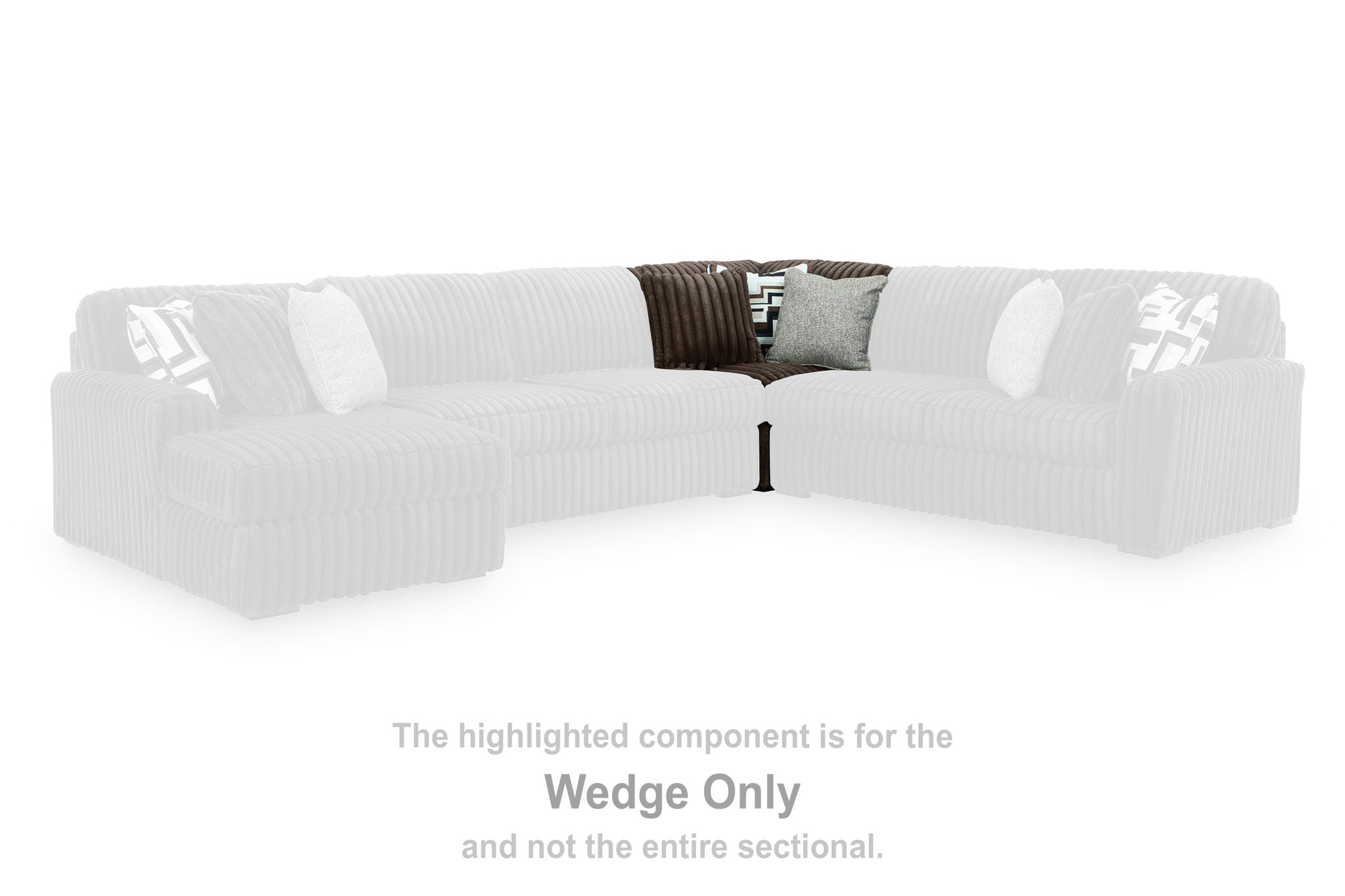 Midnight-Madness - Chocolate - Wedge - Urban Living Furniture (Los Angeles, CA)
