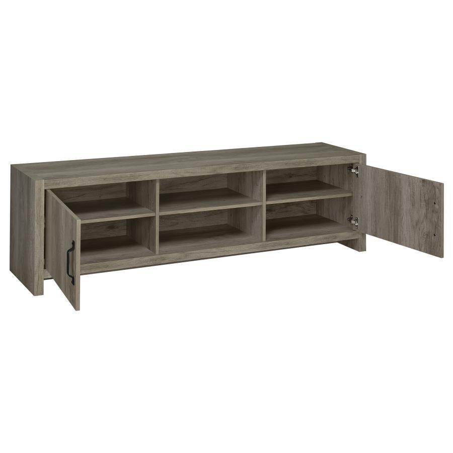 Burke - 2 Door Engineered Wood TV Stand - Gray Driftwood - Urban Living Furniture (Los Angeles, CA)