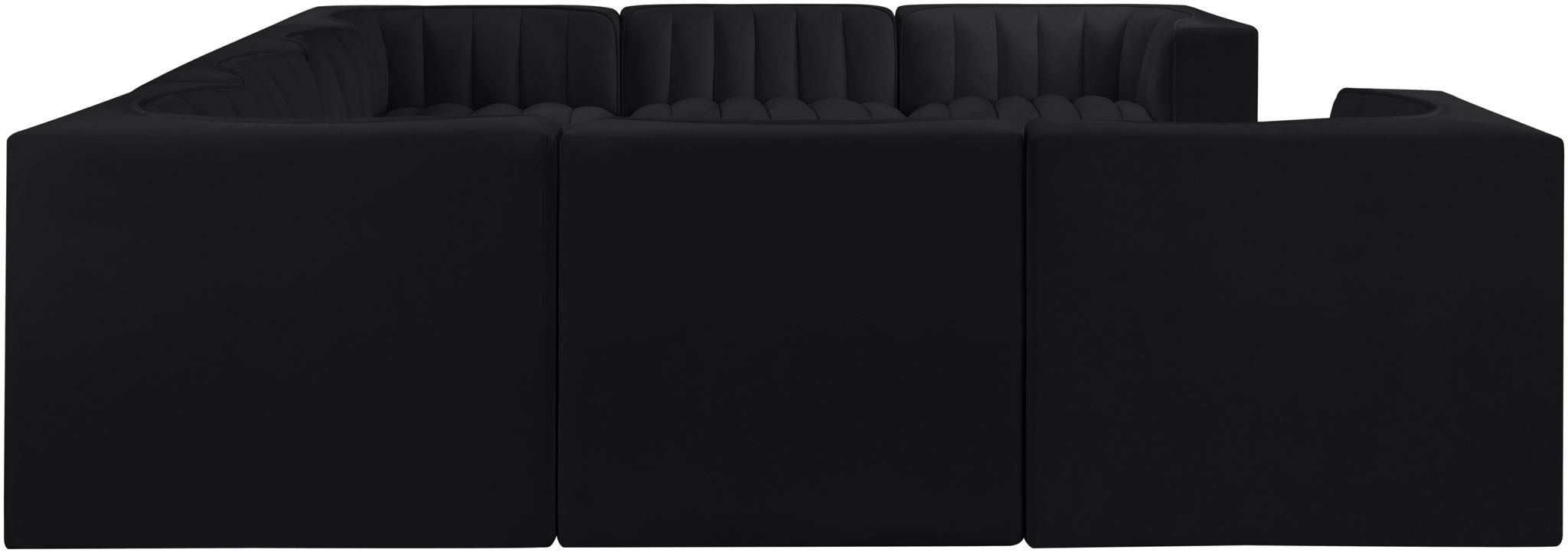 Rummi - Velvet Performance Fabric Upholstered Modular Sectional - Urban Living Furniture (Los Angeles, CA)