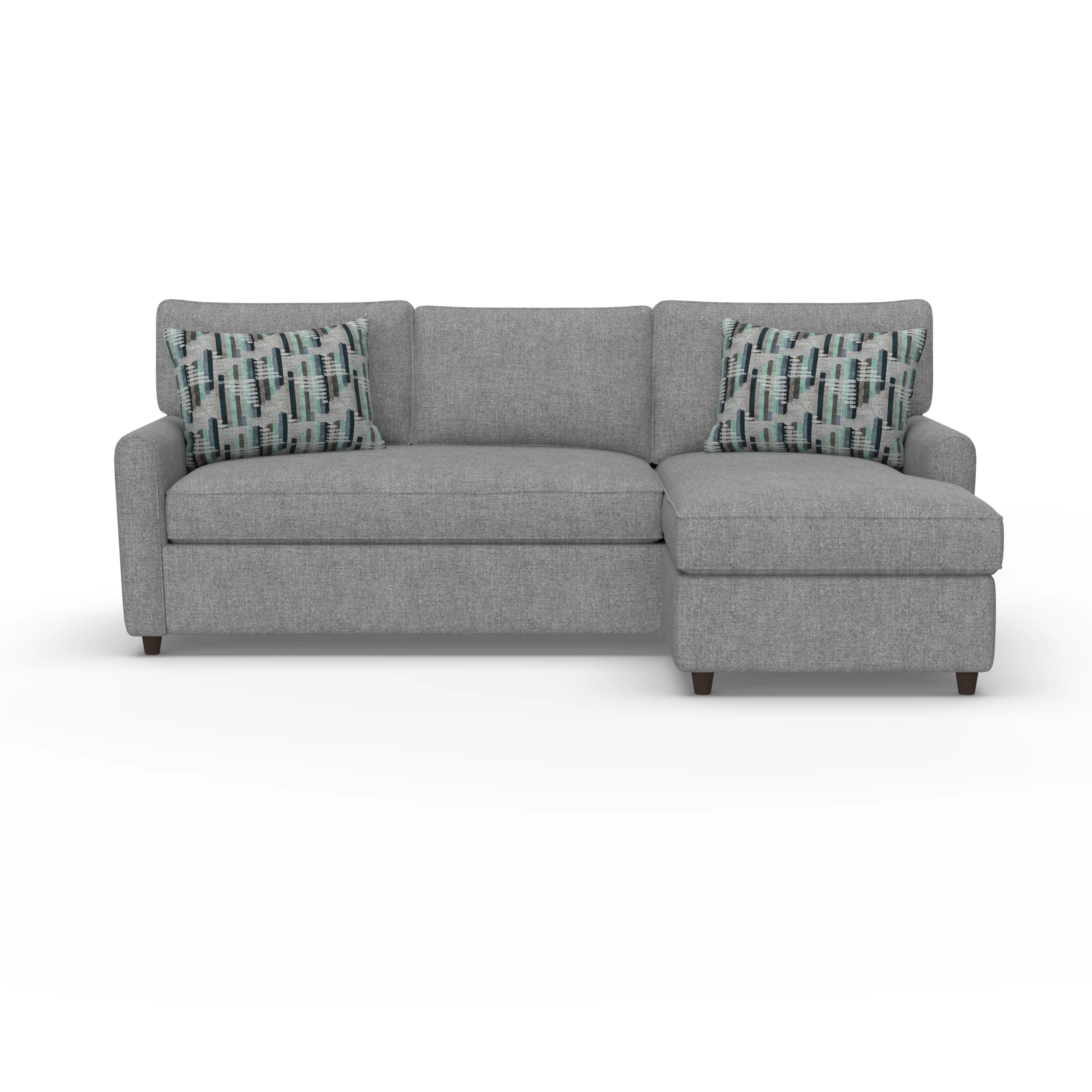 Jonathan Louis Emory Reversible Sectional w/ Storage Ottoman