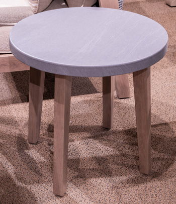 Harmony Headlands - Natural / Gray - Round End Table - Urban Living Furniture (Los Angeles, CA)