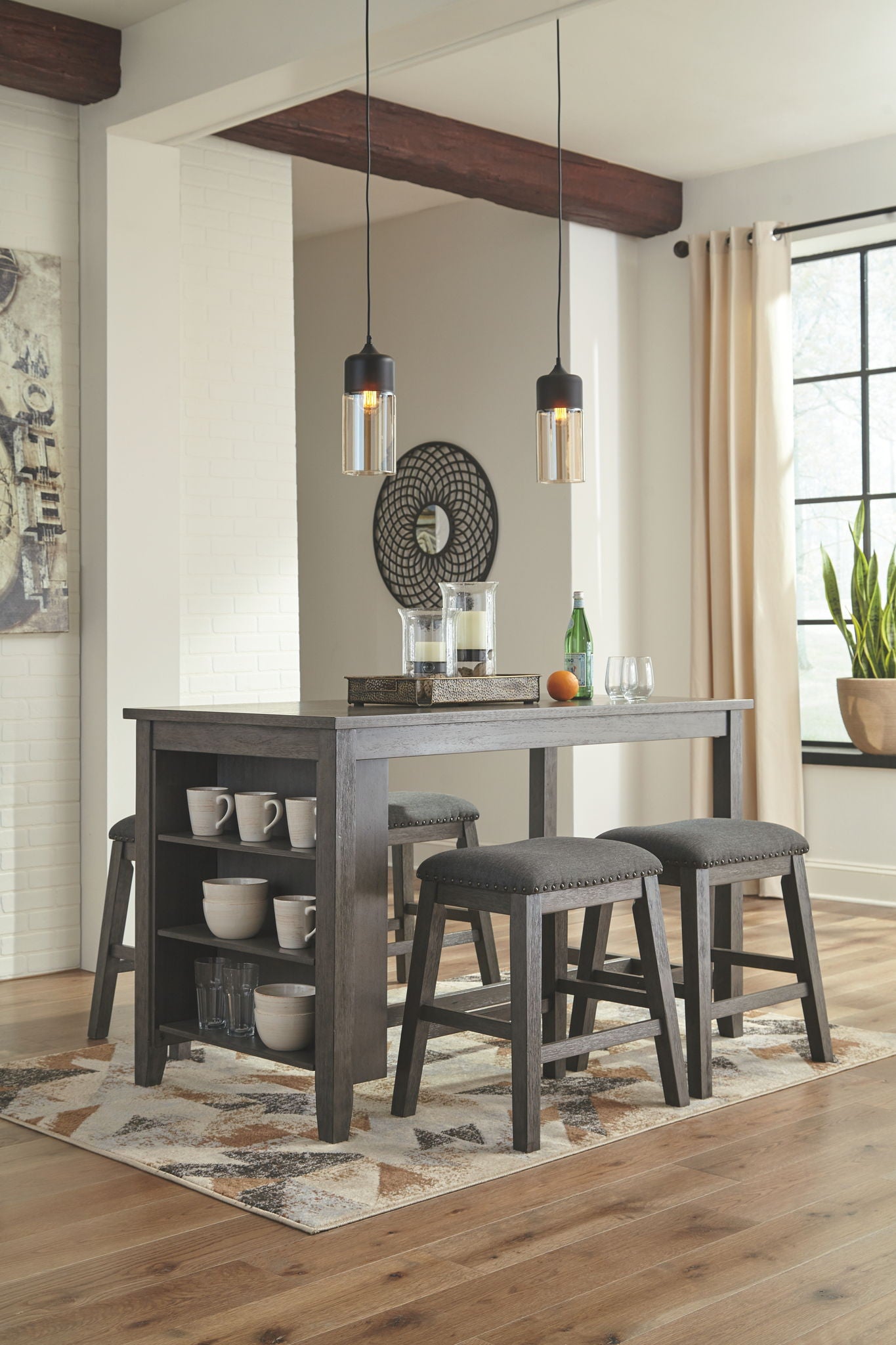 Caitbrook - Rectangular Counter Table Set - Urban Living Furniture (Los Angeles, CA)