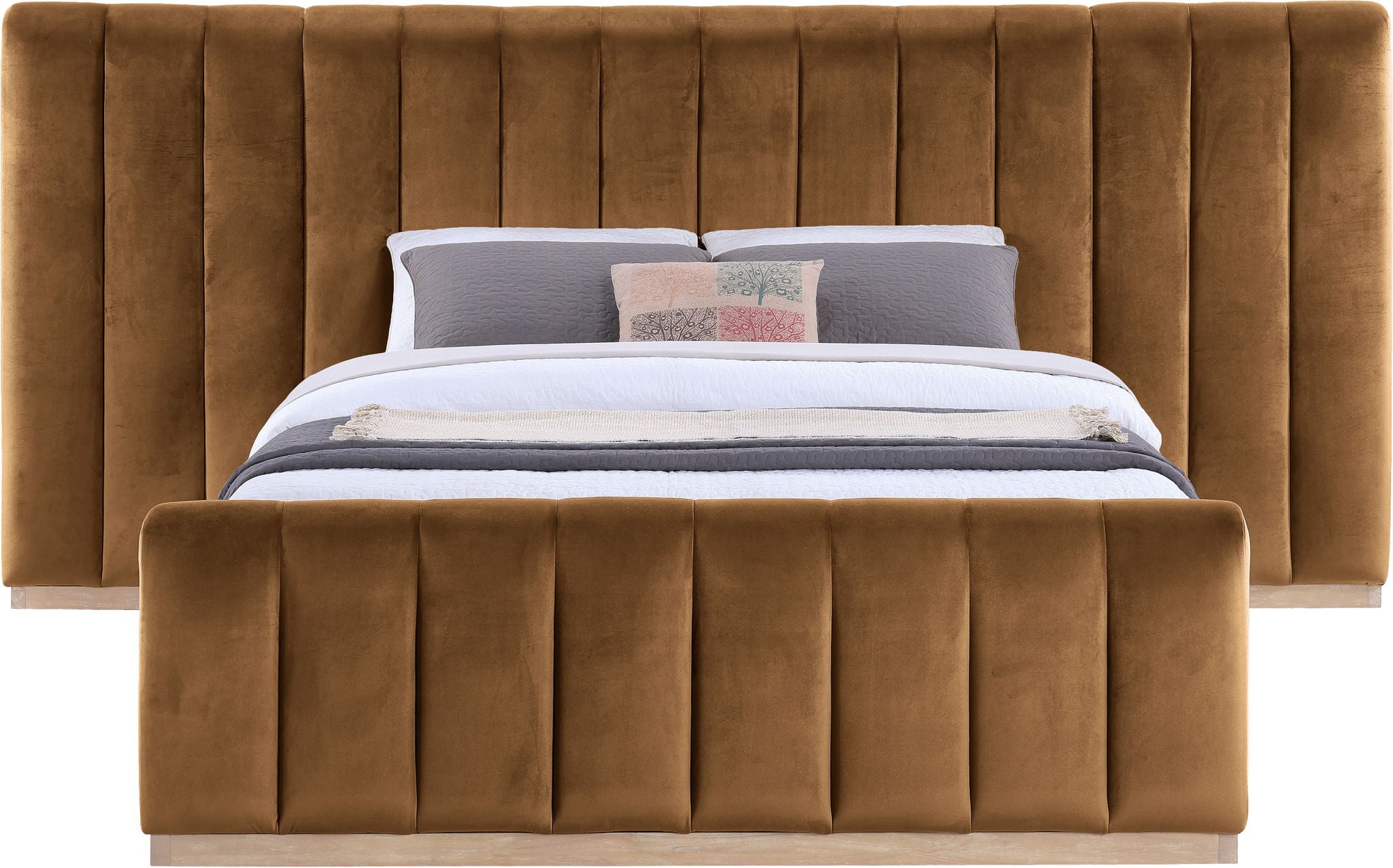Amara - Velvet Upholstered Bed - Urban Living Furniture (Los Angeles, CA)