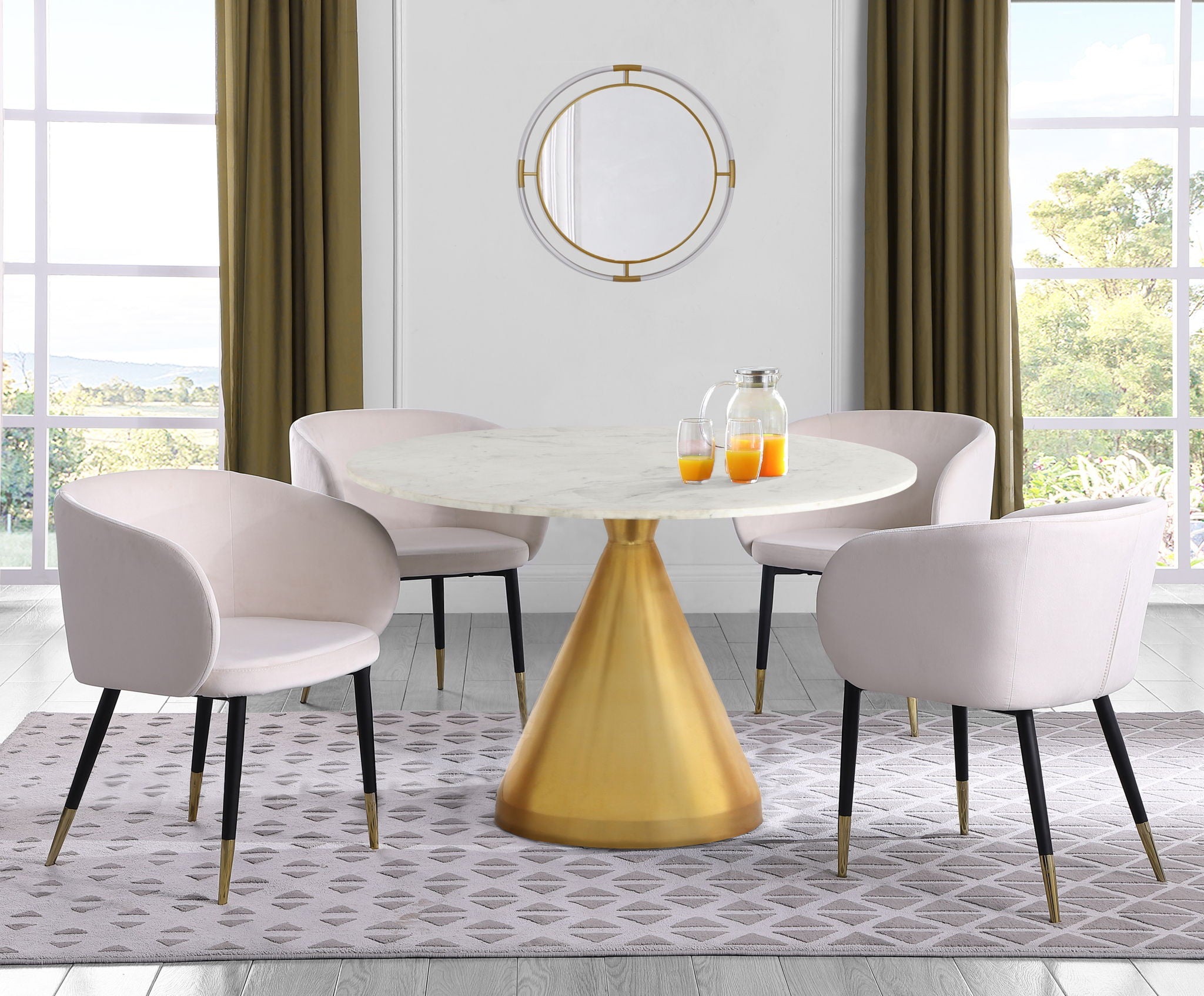Emery - Dining Table - White - Urban Living Furniture (Los Angeles, CA)