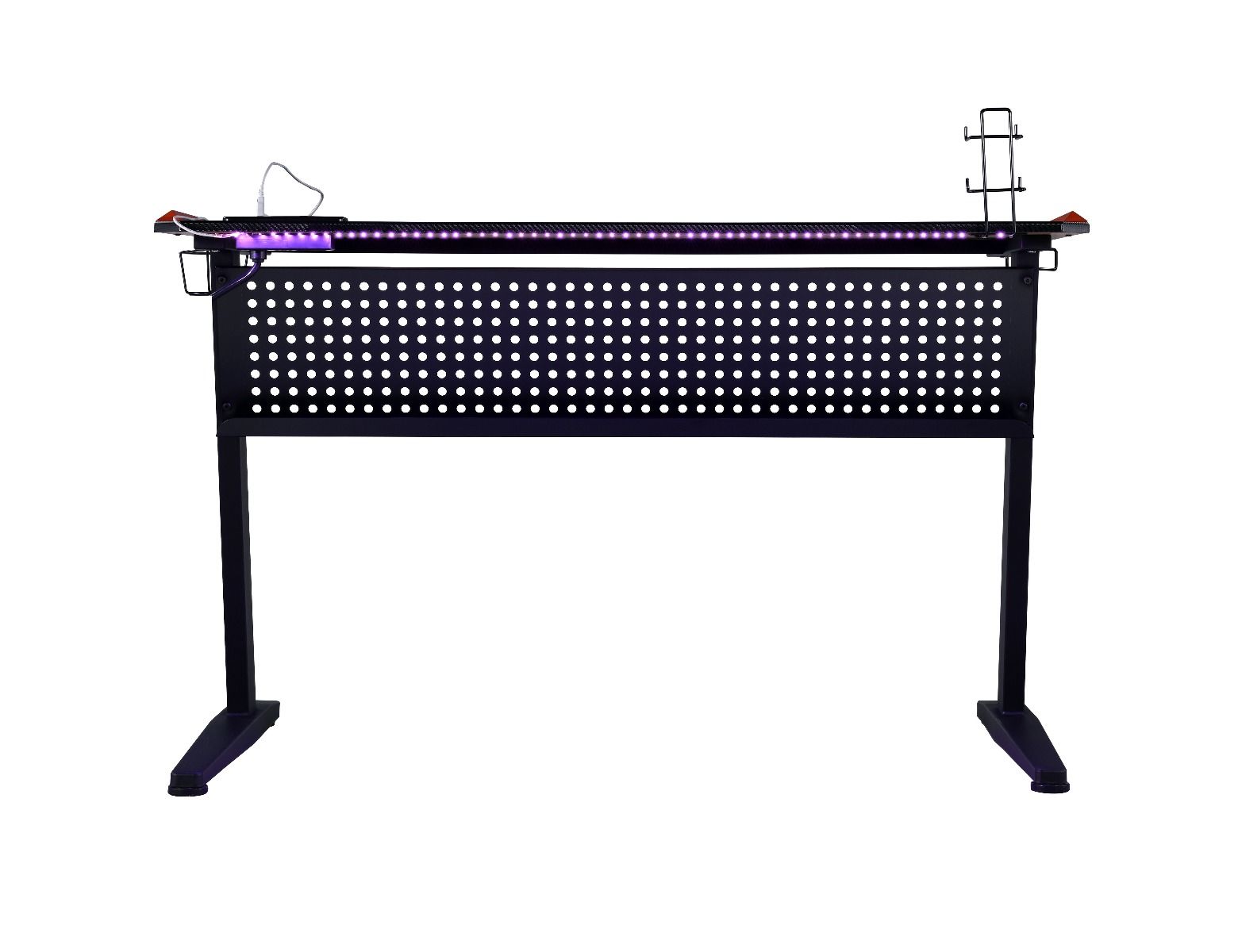 Dragi - Gaming Desk With USB - Black & Red - Urban Living Furniture (Los Angeles, CA)