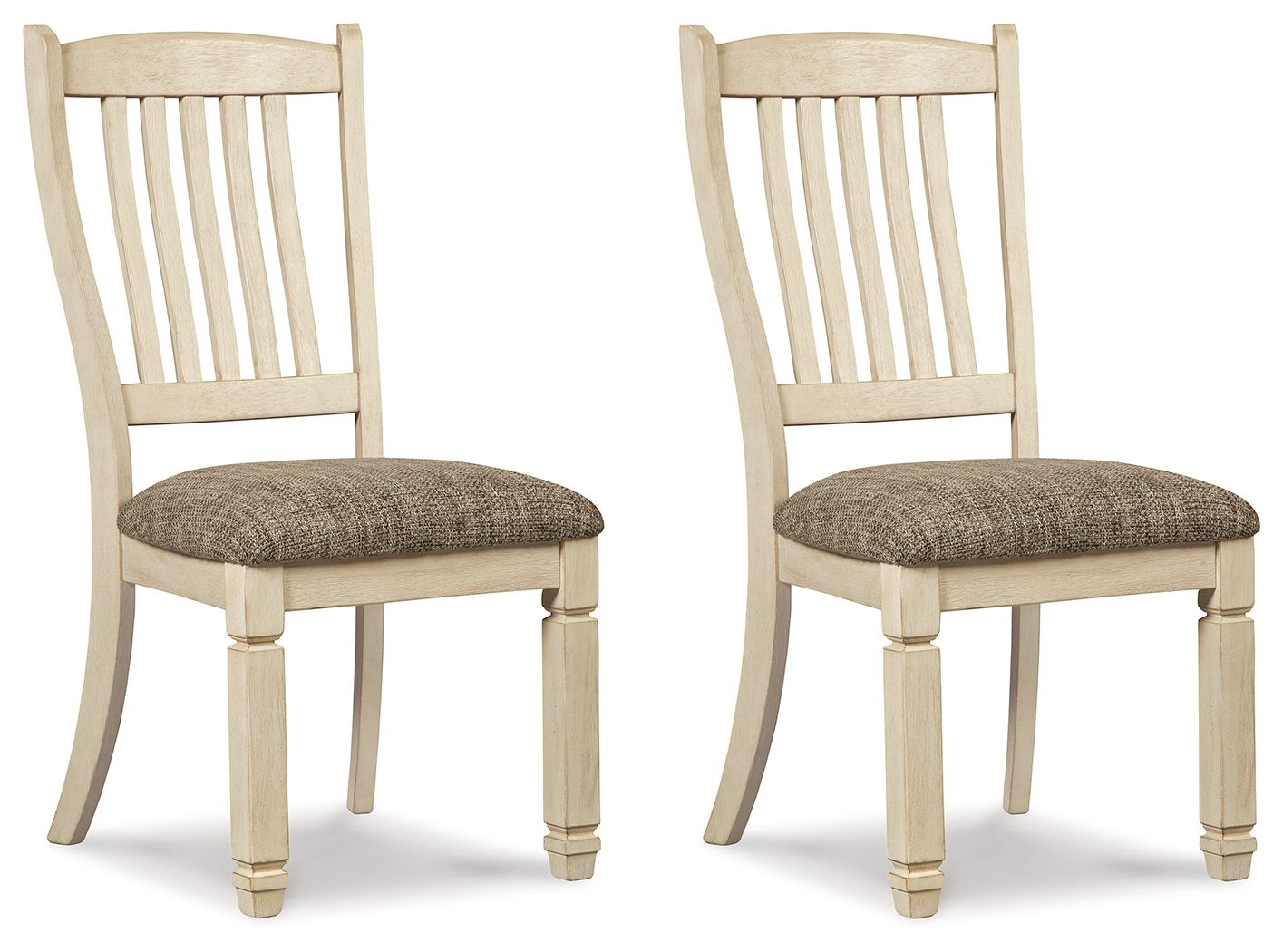 Bolanburg - Brown / Beige - Dining UPH Side Chair (Set of 2) - Rake Back - Urban Living Furniture (Los Angeles, CA)