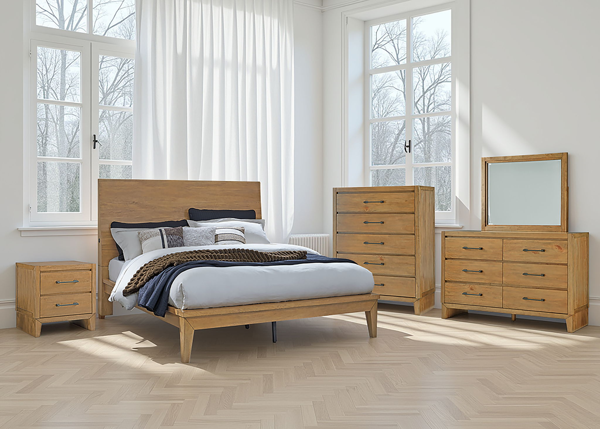 Sherbana - Panel Bed - Urban Living Furniture (Los Angeles, CA)