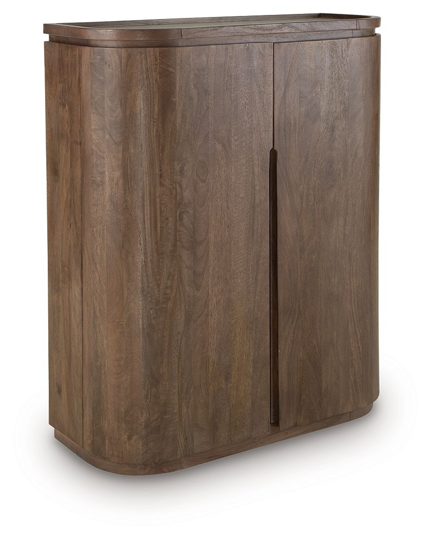 Landermont - Medium Brown - Bar Cabinet - Urban Living Furniture (Los Angeles, CA)