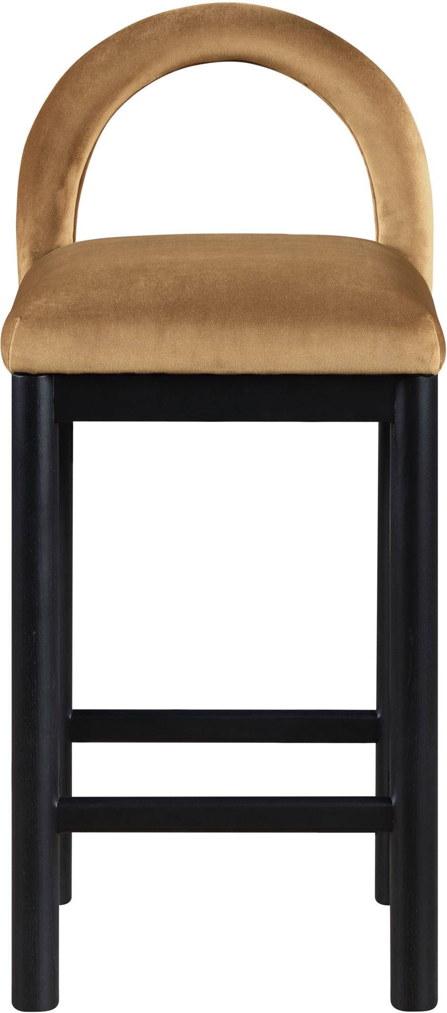 Conrad - Velvet Counter Stool With Black Legs - Urban Living Furniture (Los Angeles, CA)