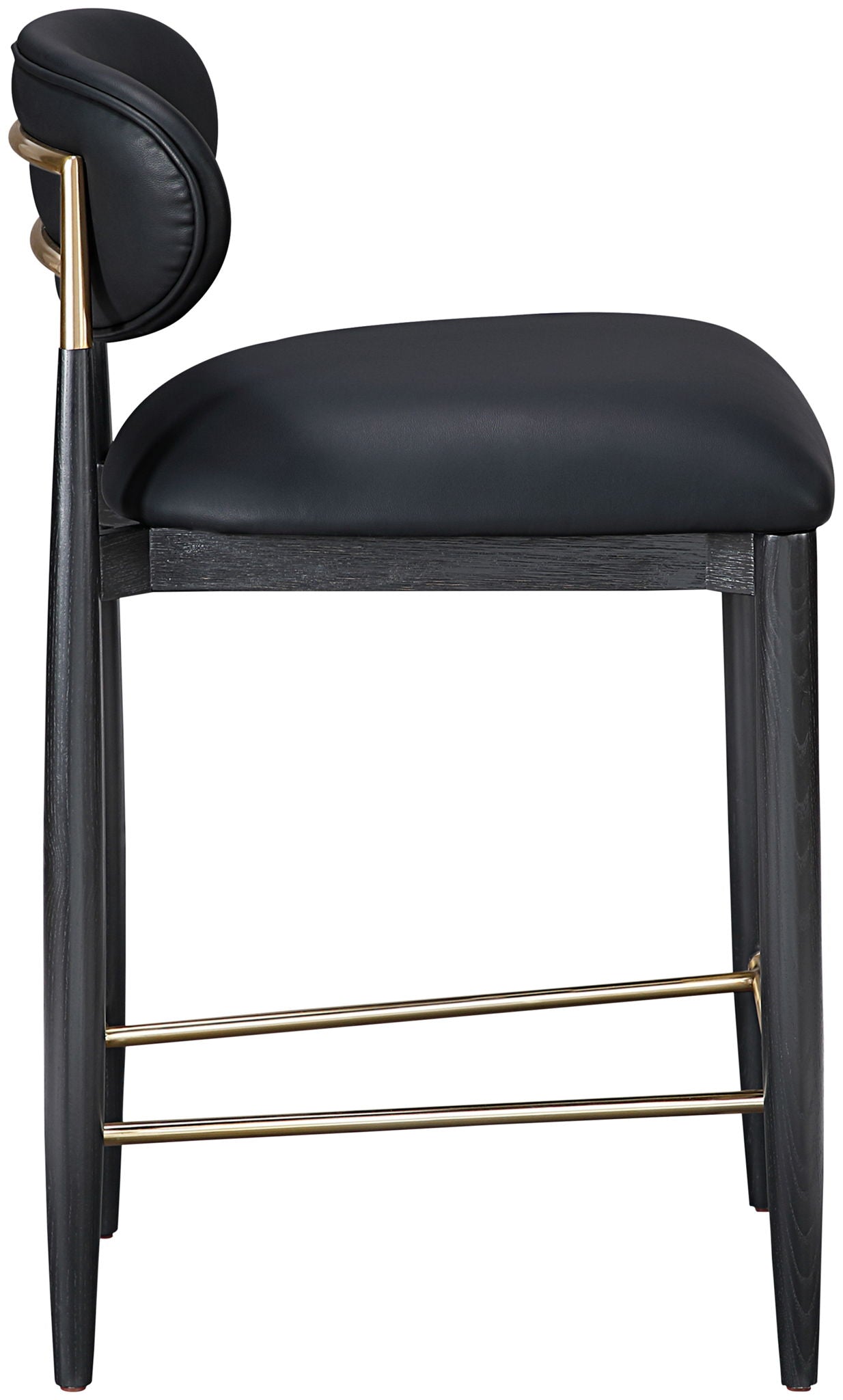 Riccio - Stool - Black And Gold Frame - Urban Living Furniture (Los Angeles, CA)