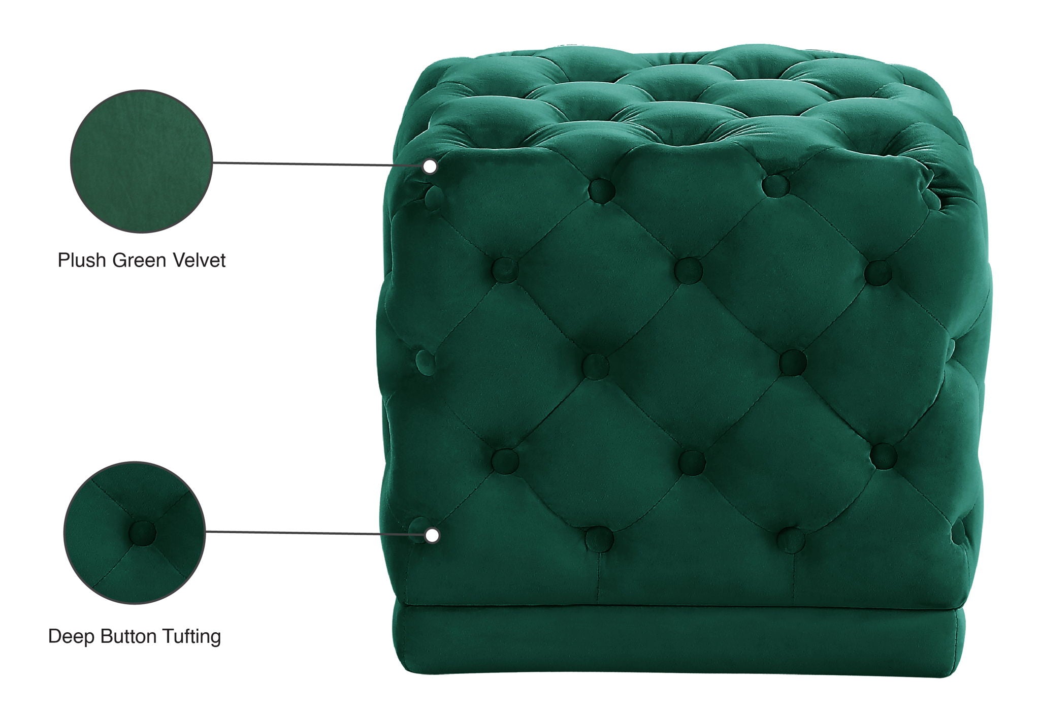 Stella - Stool Ottoman - Urban Living Furniture (Los Angeles, CA)