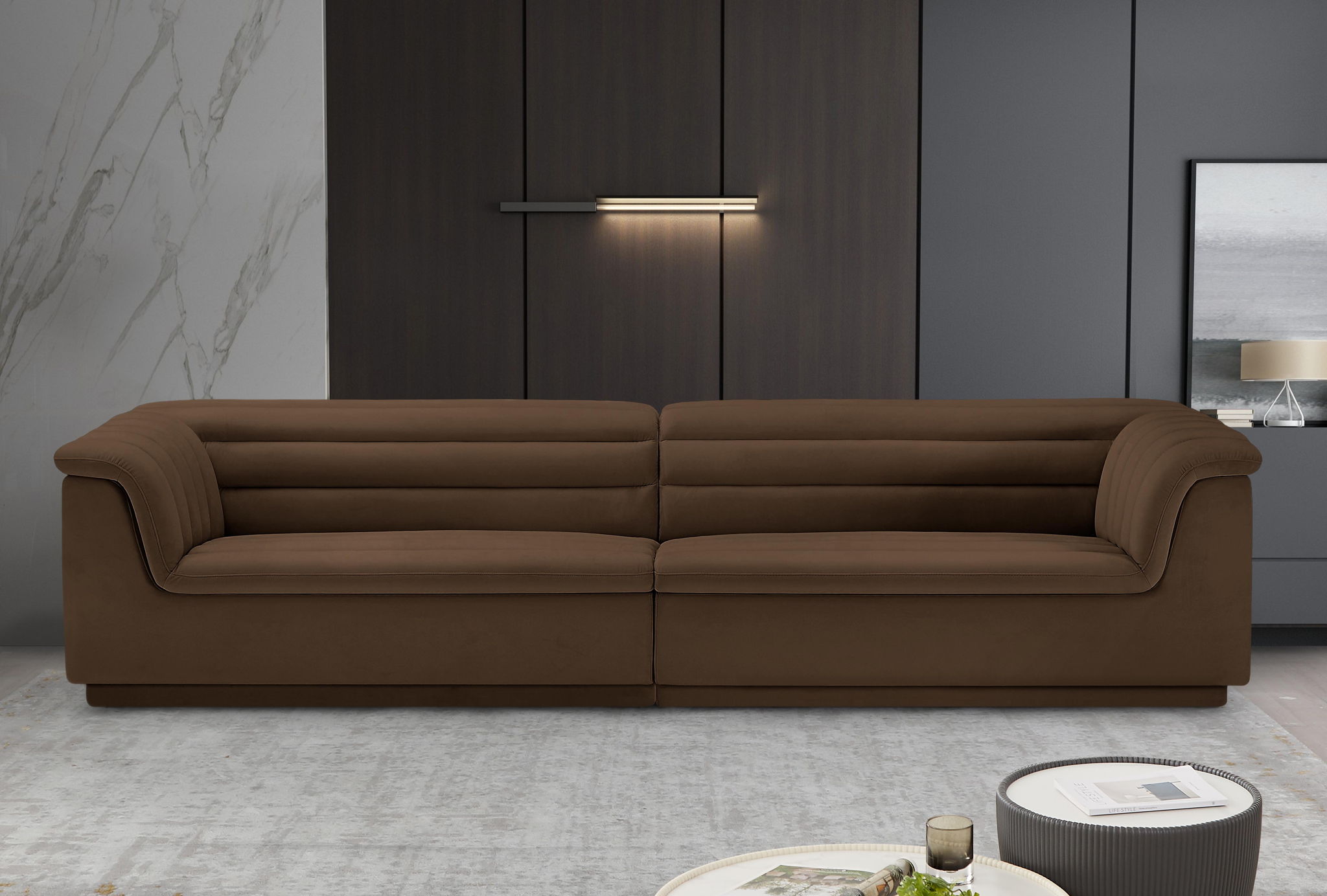 Cascade - Velvet Modular Sofa - Urban Living Furniture (Los Angeles, CA)