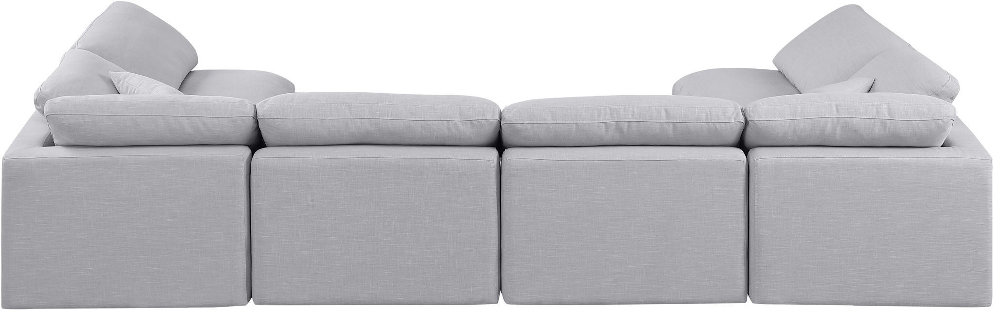 Indulge - Linen 6 Piece Modular U-Shaped Sectional - Urban Living Furniture (Los Angeles, CA)