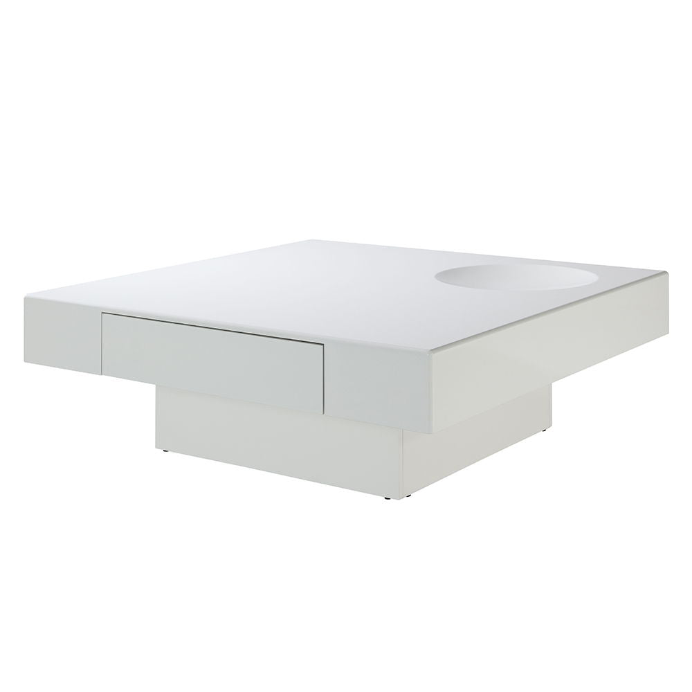 Khaim - Coffee Table - White High Gloss - Urban Living Furniture (Los Angeles, CA)