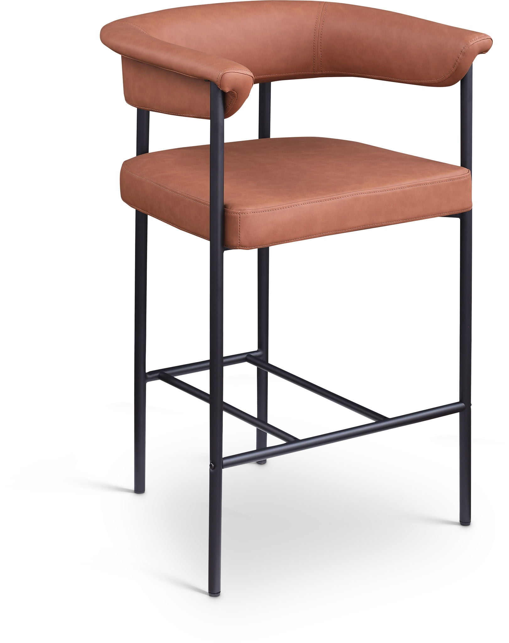 Malin - Faux Leather Counter Stool (Set of 2) - Urban Living Furniture (Los Angeles, CA)