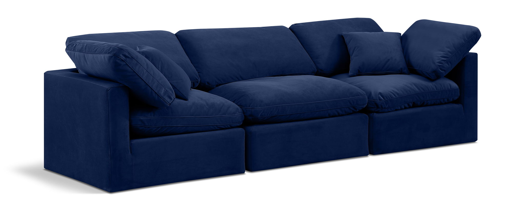 Indulge - Velvet 3 Seat Modular Sofa - Urban Living Furniture (Los Angeles, CA)