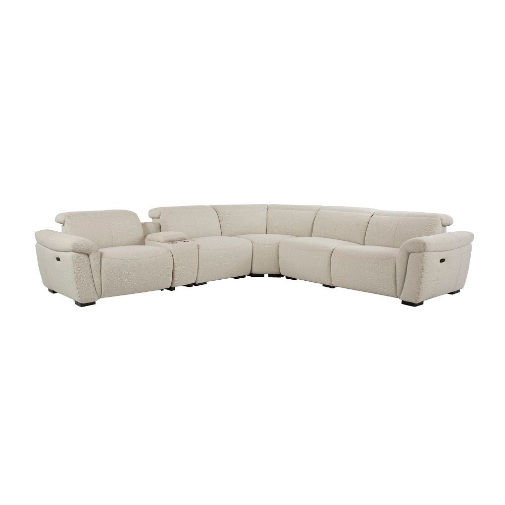 Dayana - Power Motion Sectional Sofa - Beige Boucle - Urban Living Furniture (Los Angeles, CA)