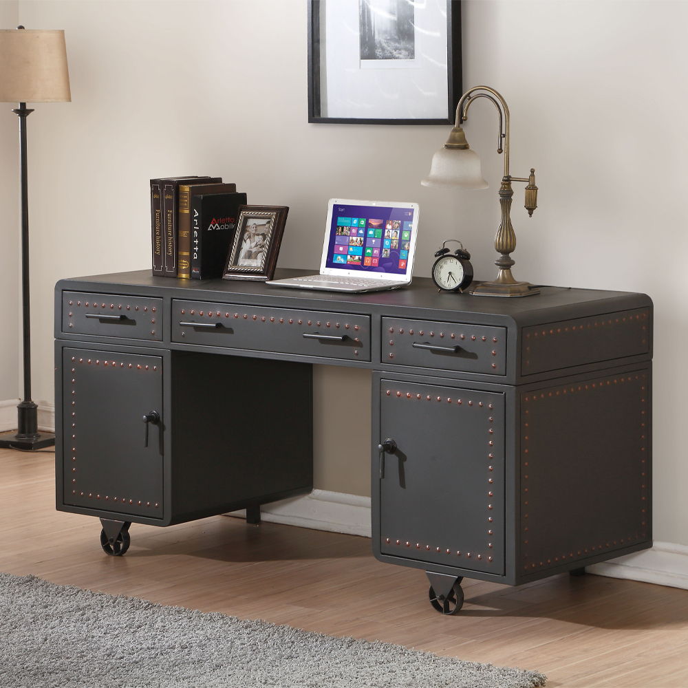 Actaki - Executive Writing Desk - Sandy Gray - Urban Living Furniture (Los Angeles, CA)