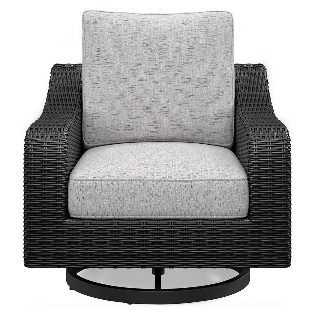 Beachcroft - Swivel Lounge Chair - Black / Light Gray - Urban Living Furniture (Los Angeles, CA)