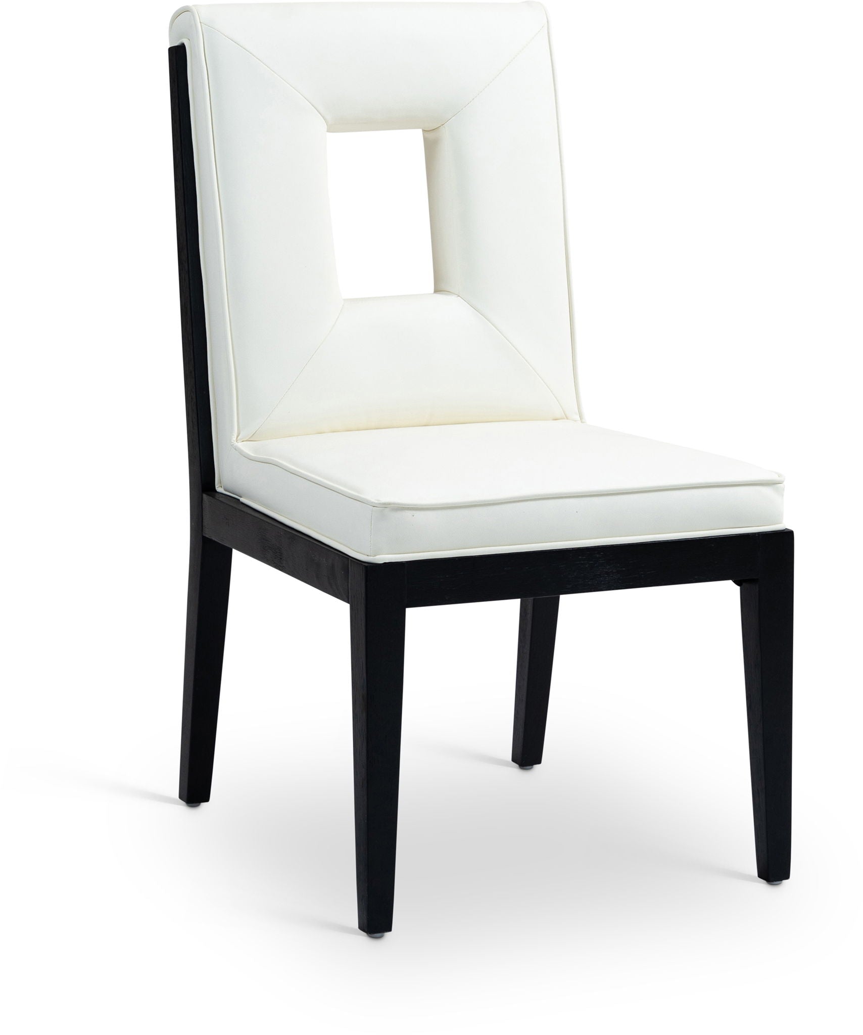 Gwendolyn - Faux Leather Dining Side Chair With Black Frame (Set of 2) - Urban Living Furniture (Los Angeles, CA)