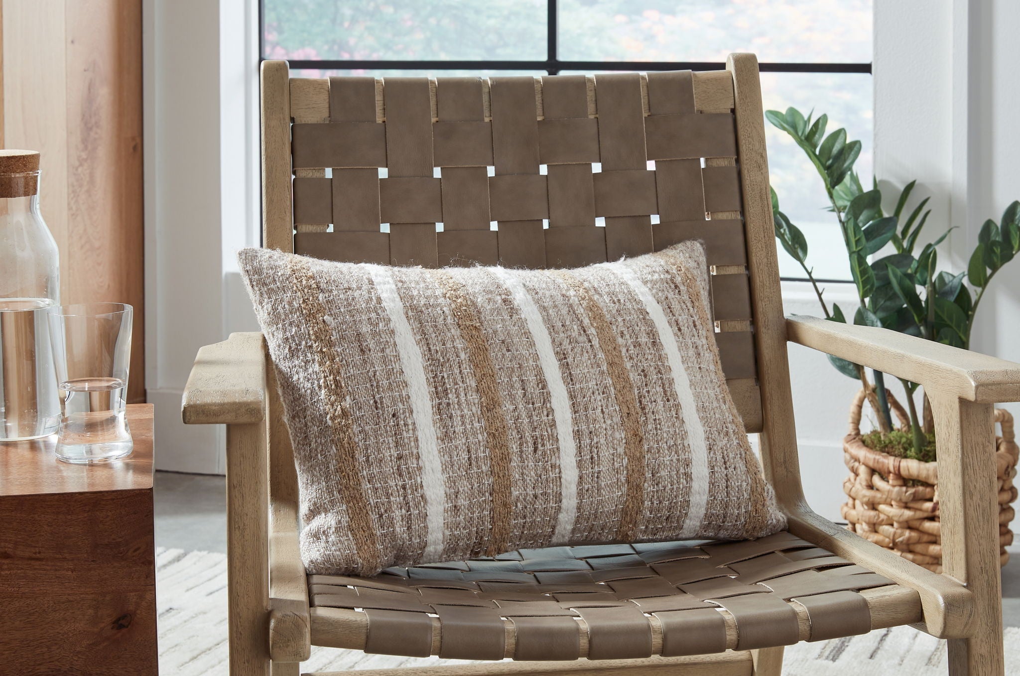 Benish - Pillow (Set of 4) - Tan / Brown / White - Urban Living Furniture (Los Angeles, CA)