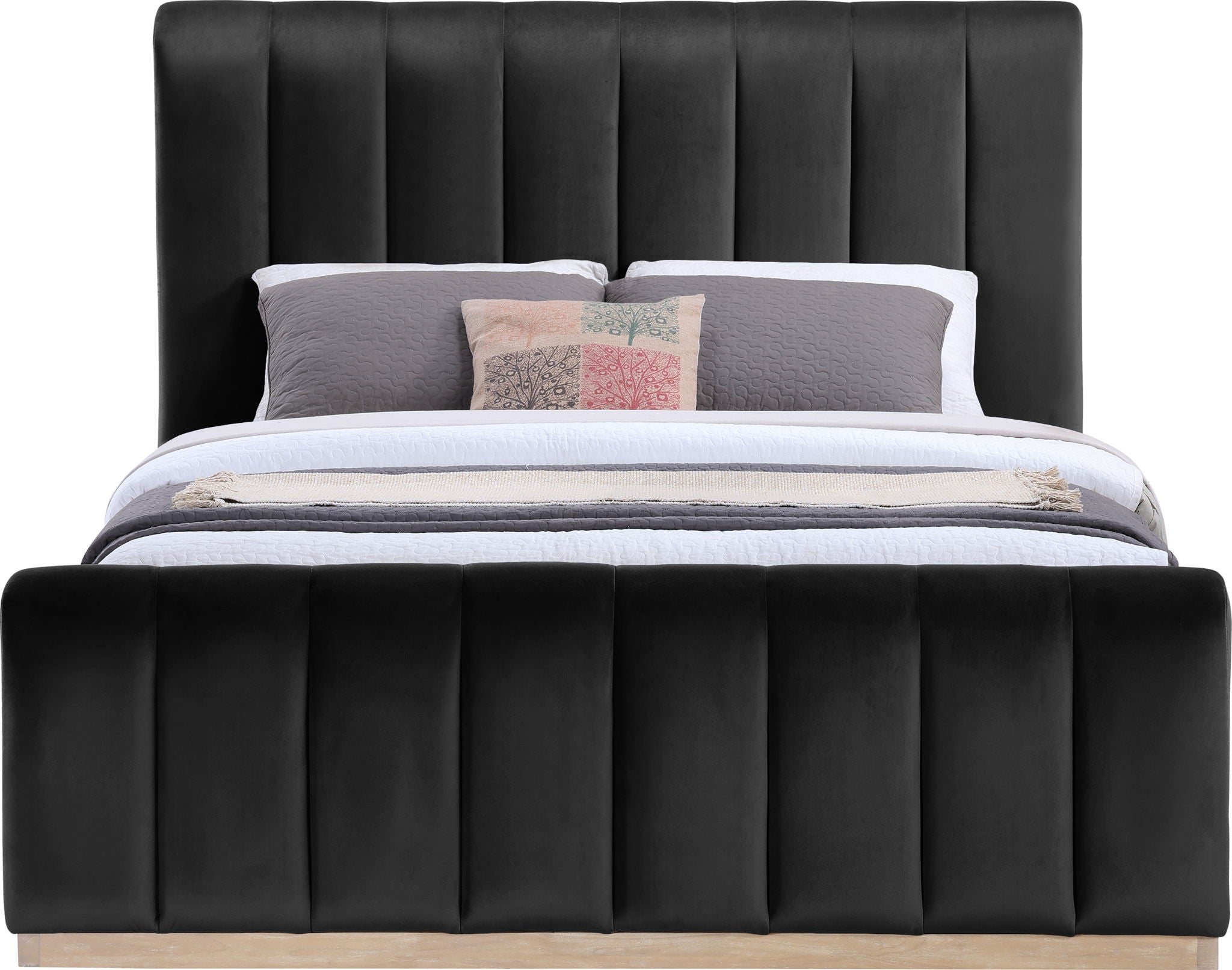 Amara - Velvet Bed