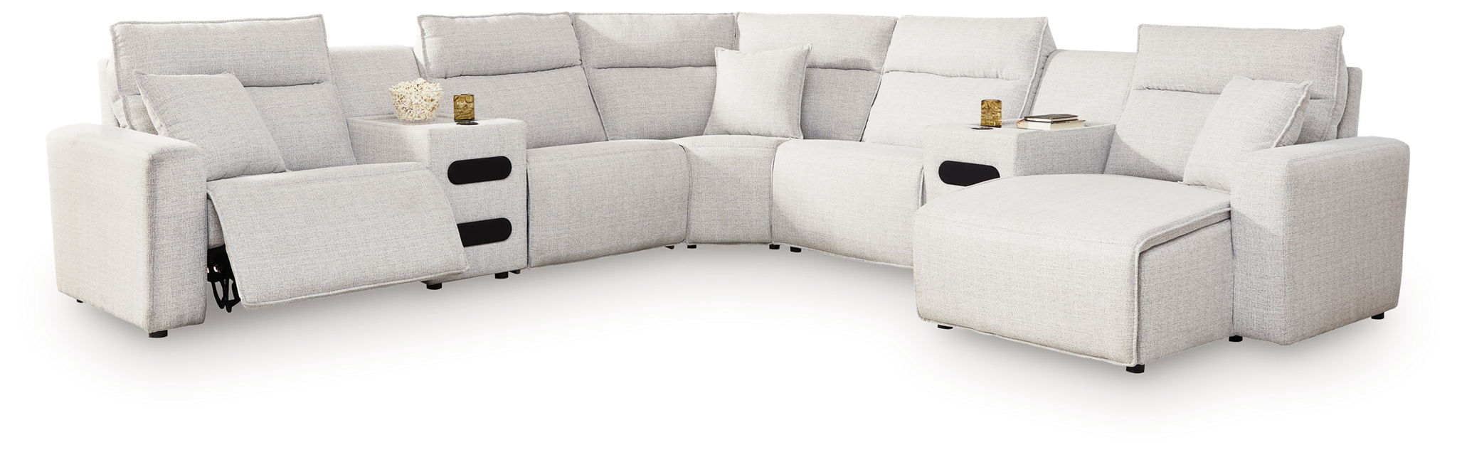 Modmax II - Reclining Sectional - Stone - Urban Living Furniture (Los Angeles, CA)