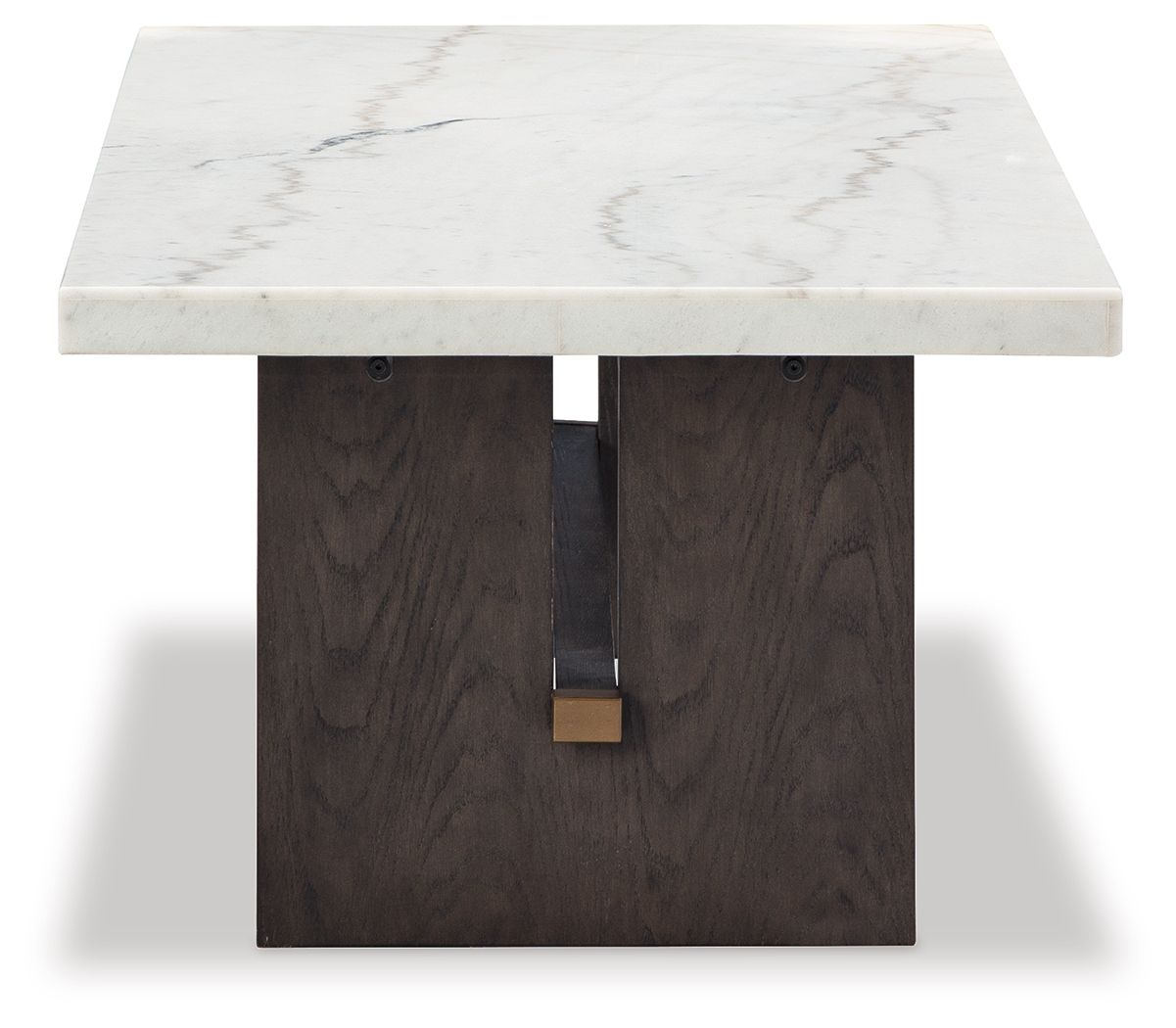Burkhaus - White / Dark Brown - Rectangular Cocktail Table - Urban Living Furniture (Los Angeles, CA)