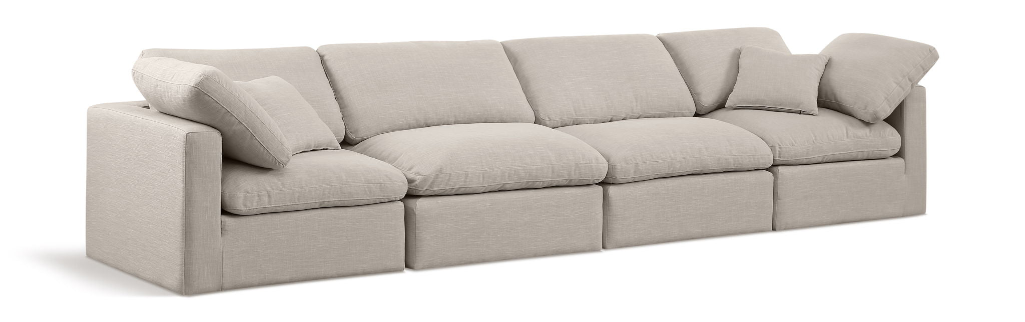 Indulge - Linen 4 Seat Modular Sofa - Urban Living Furniture (Los Angeles, CA)