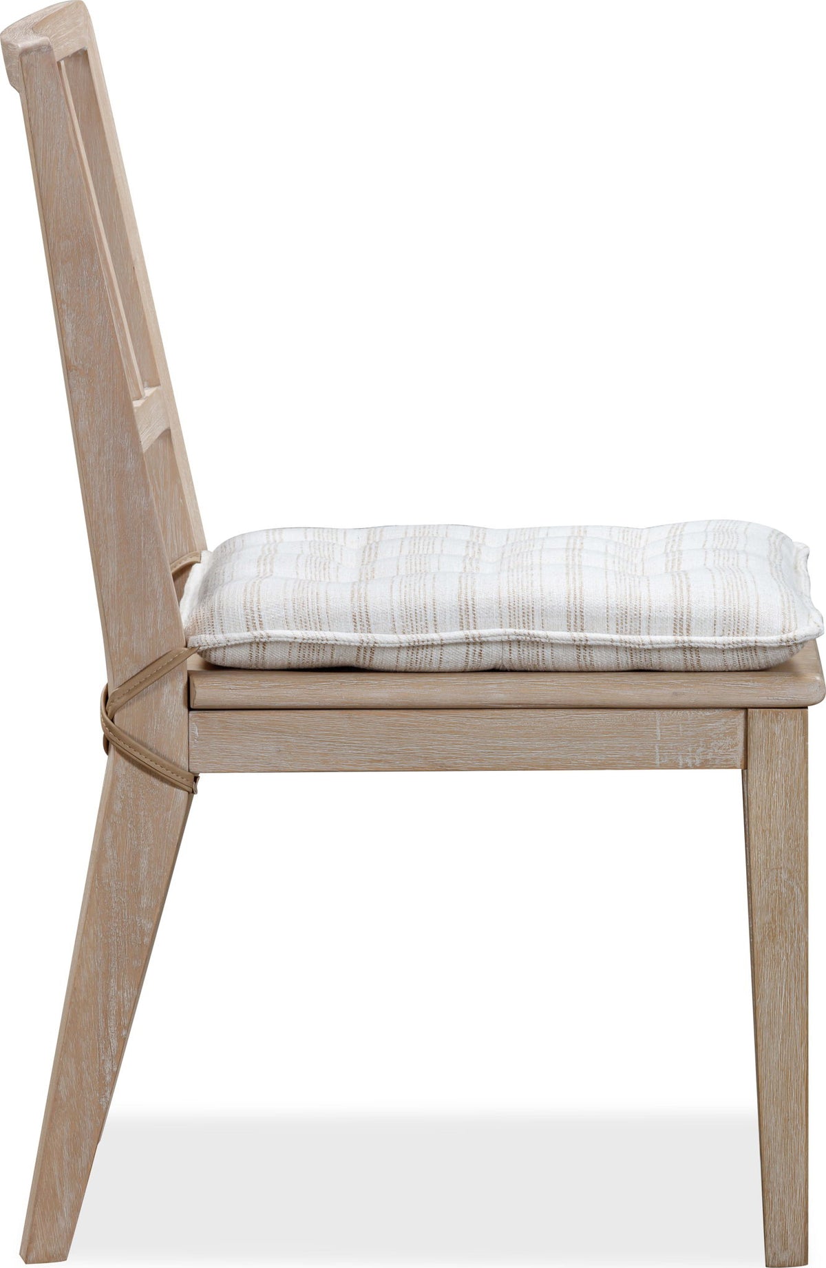 Camden - Wood Dining Chair (Set of 2) With Detachable Cushion - Chai And Oat