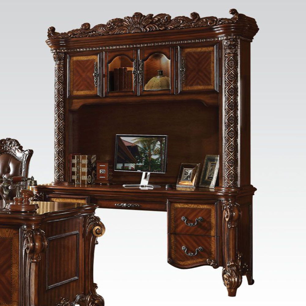 Vendome - Computer Desk With Hutch - Cherry - Urban Living Furniture (Los Angeles, CA)