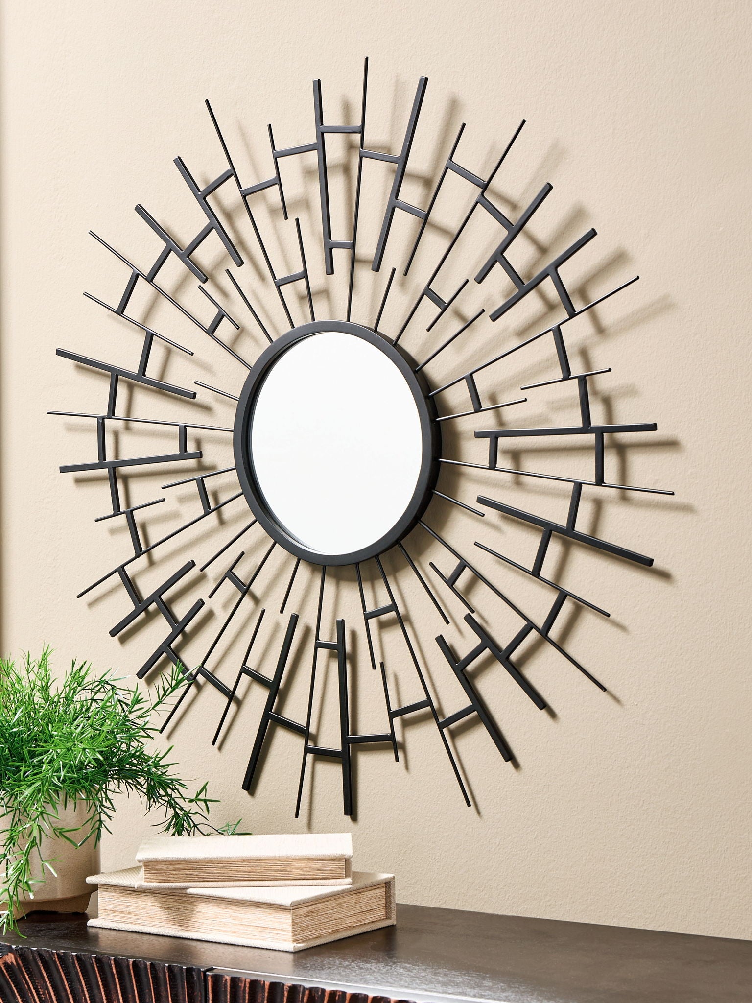 Garrenworth - Black - Accent Mirror - Urban Living Furniture (Los Angeles, CA)
