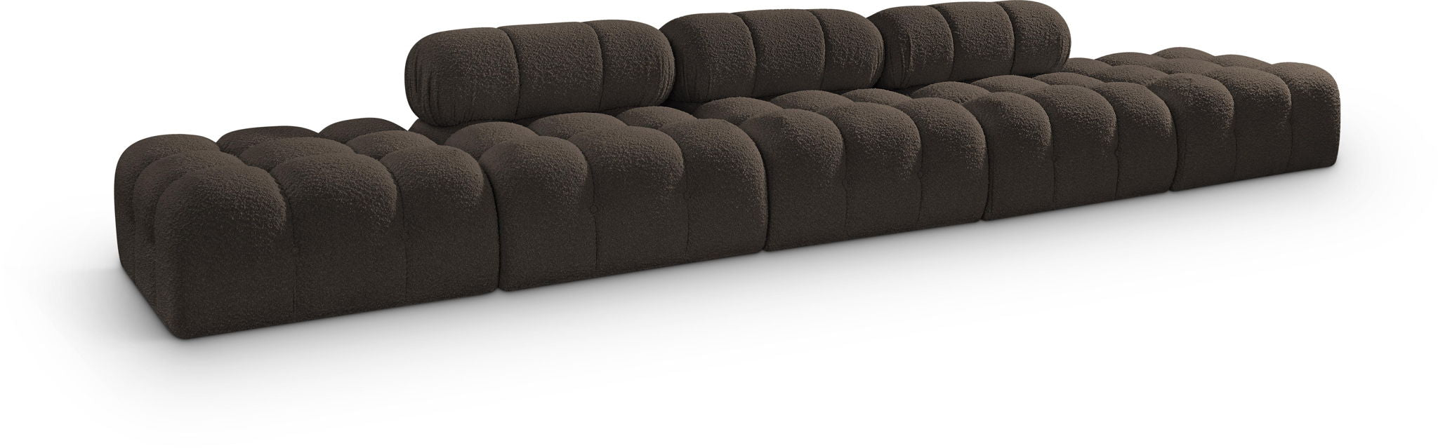 Ames - 5 Piece Boucle Upholstered Modular Sofa With 2 Armless Seats - Urban Living Furniture (Los Angeles, CA)