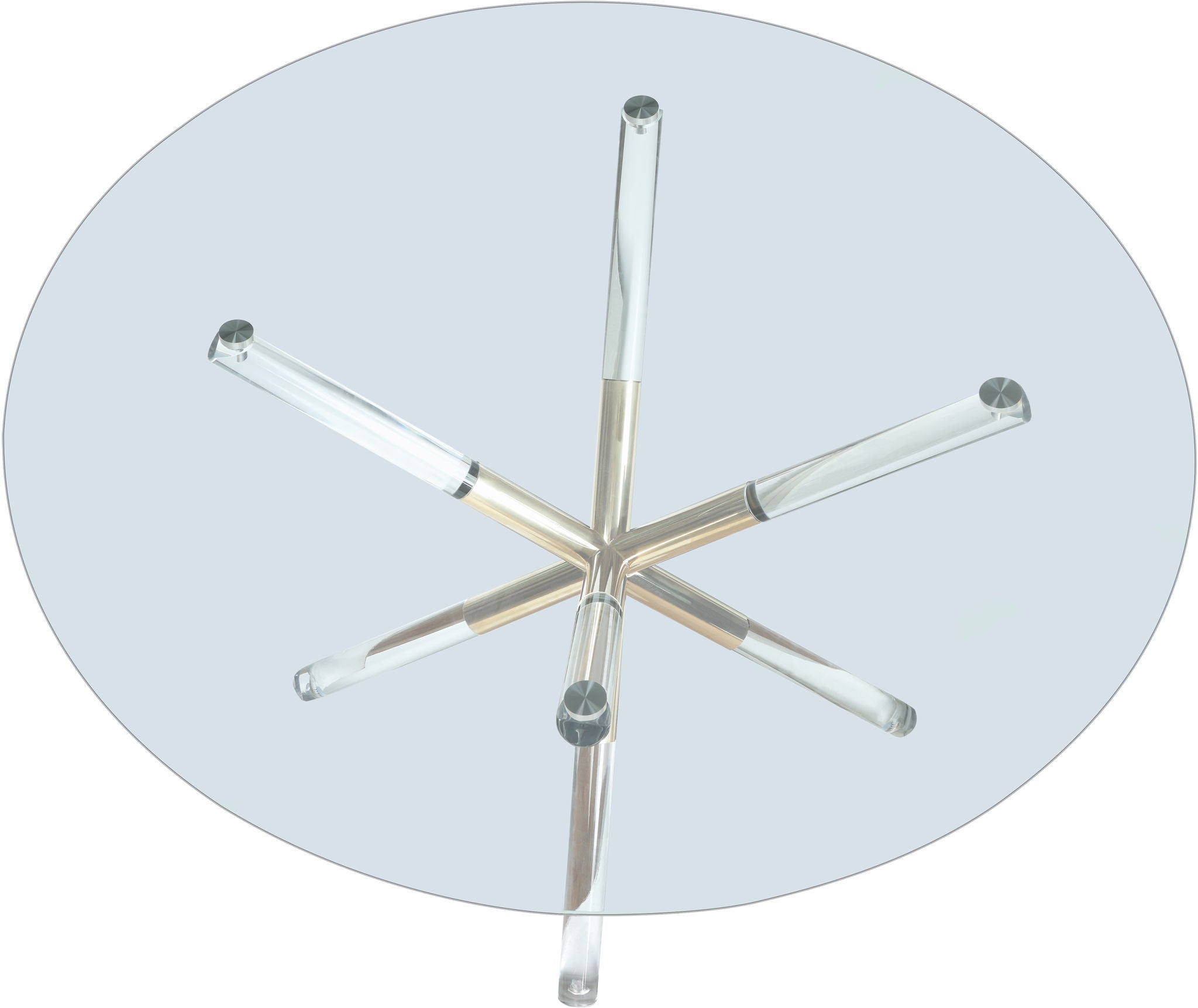 Mercury - Dining Table - Pearl Silver - Glass - Urban Living Furniture (Los Angeles, CA)