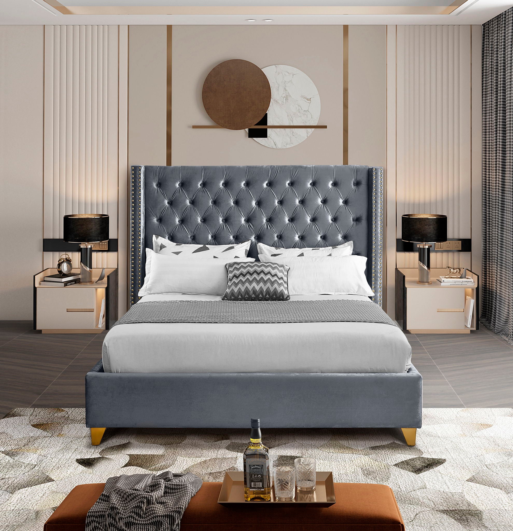 Barolo - Bed - Urban Living Furniture (Los Angeles, CA)