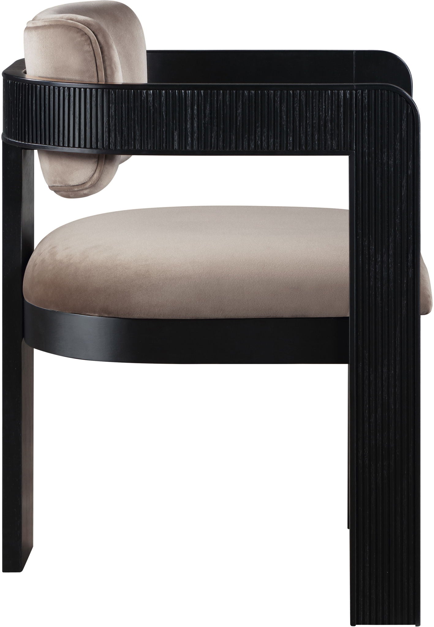 Sacha - Velvet Dining Chair With Black Base (Set of 2) - Urban Living Furniture (Los Angeles, CA)