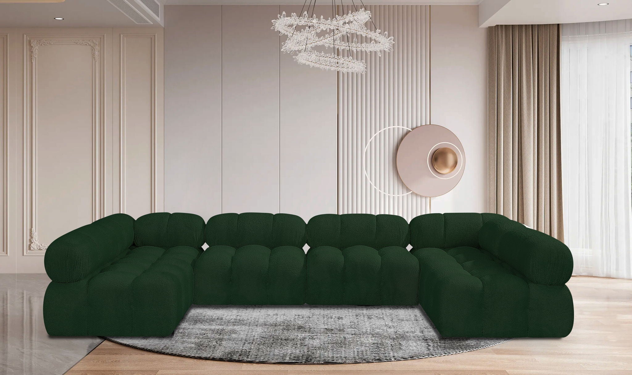 Ames - 6 Piece Fabric Modular Sectional - Urban Living Furniture (Los Angeles, CA)