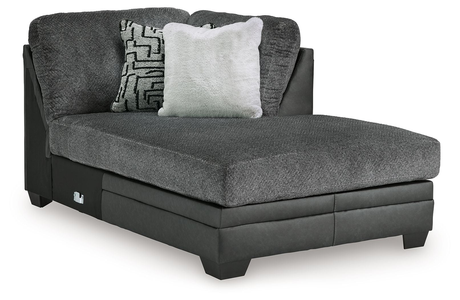 Brixley Pier - Graphite - Raf Corner Chaise - Urban Living Furniture (Los Angeles, CA)