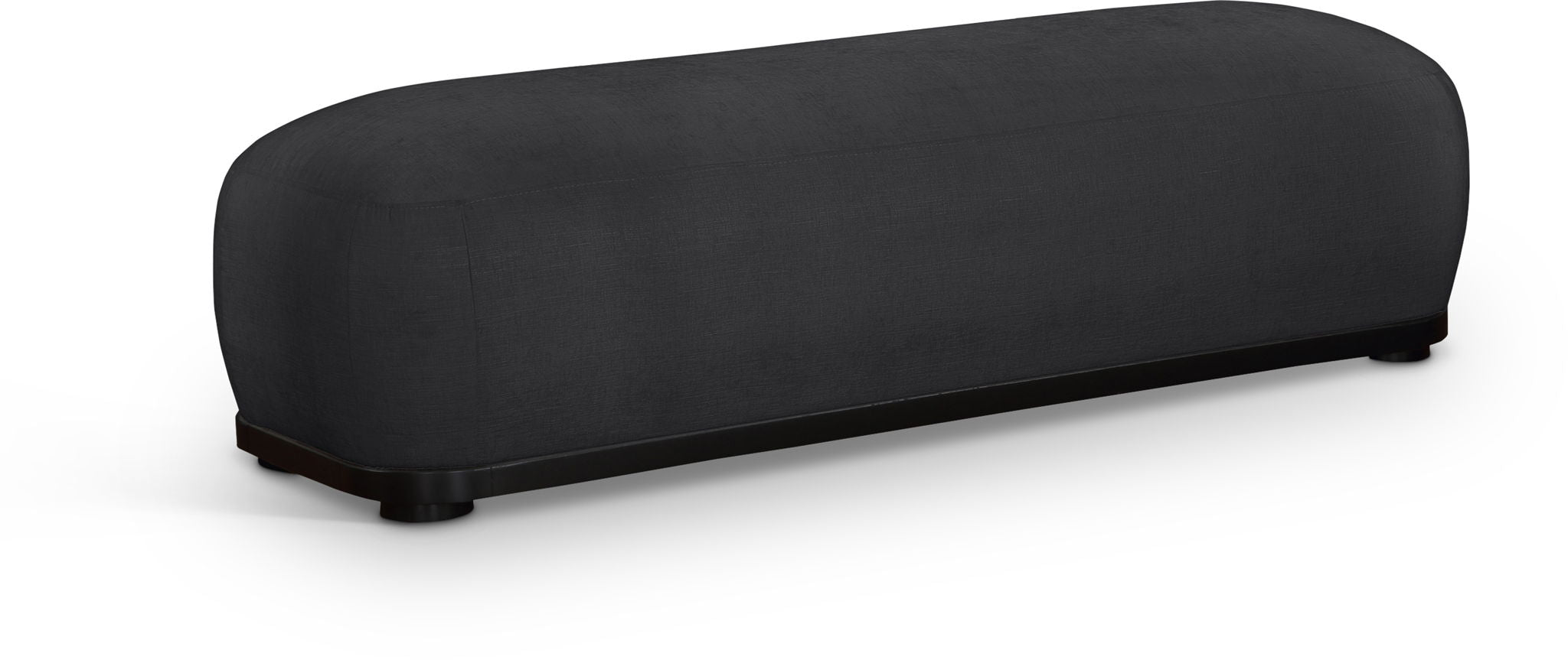 Calum - Bench - Black Frame - Urban Living Furniture (Los Angeles, CA)