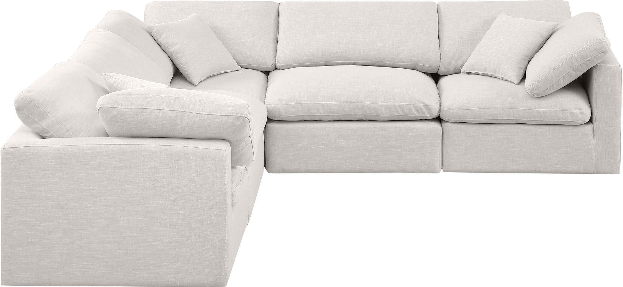 Indulge - Linen 5 Piece Modular Corner Sectional - Urban Living Furniture (Los Angeles, CA)