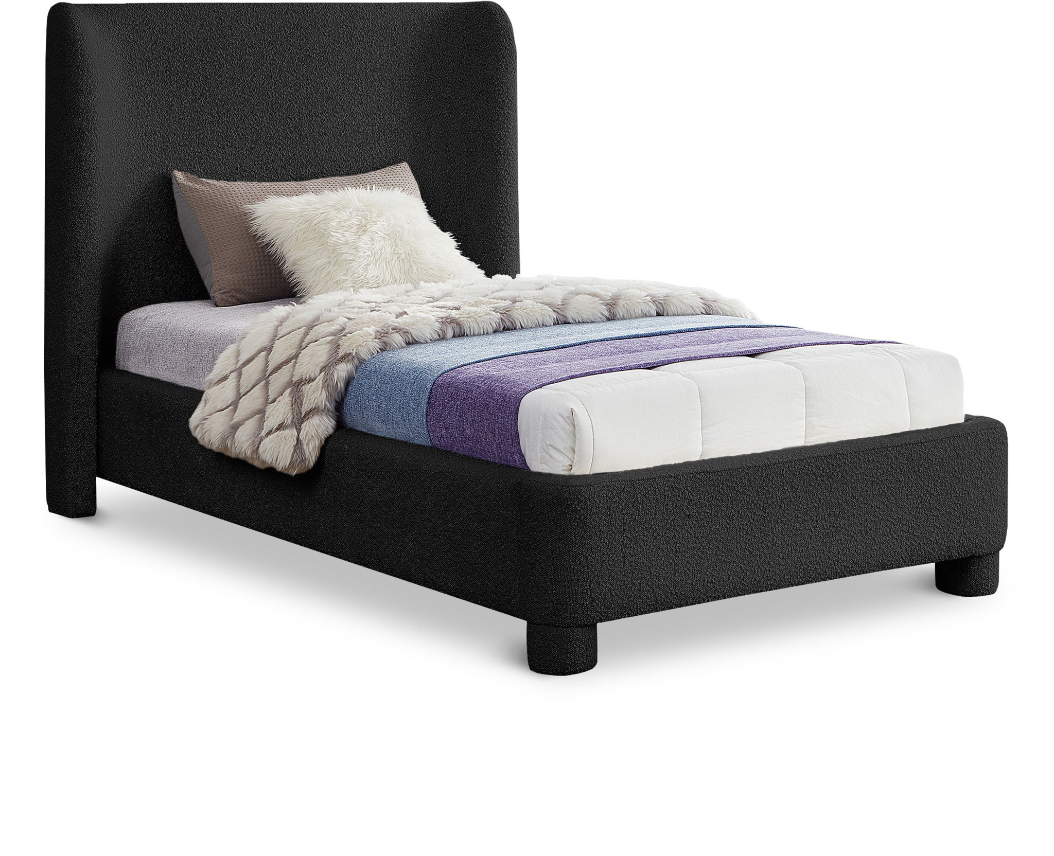 Penny - Boucle Fabric Bed - Urban Living Furniture (Los Angeles, CA)